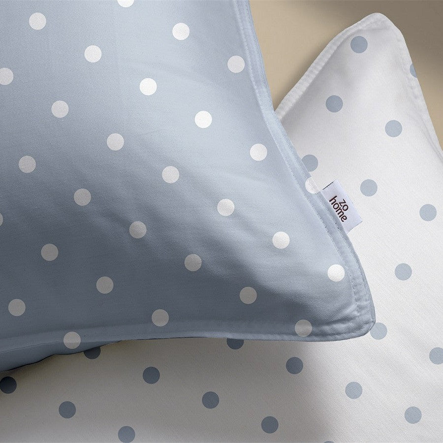 Zo Home Dekbedovertrek Katoen Punta di Cotone Powder Blue
