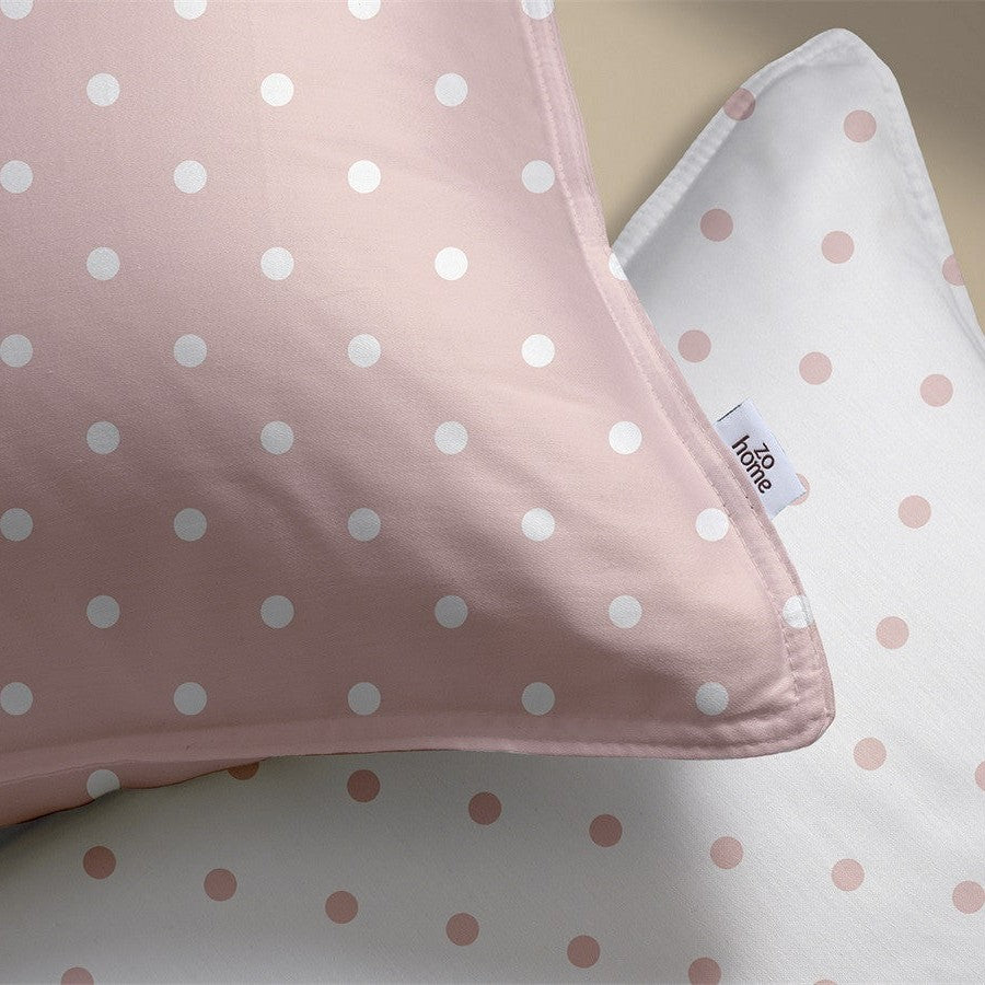 Zo Home Dekbedovertrek Katoen Punta di Cotone Crystal Pink