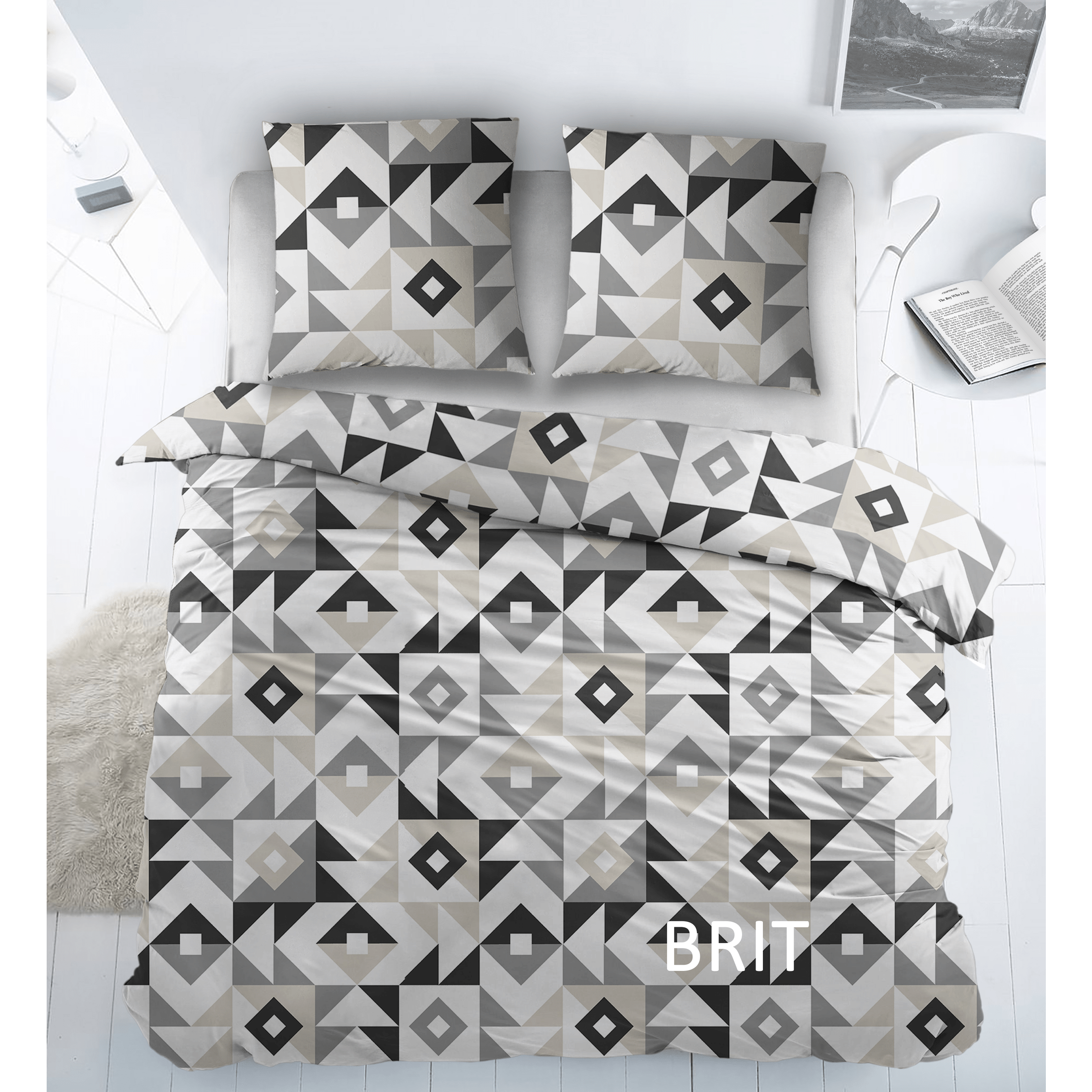 Sleepnight Lakenset Katoen Brit Grey