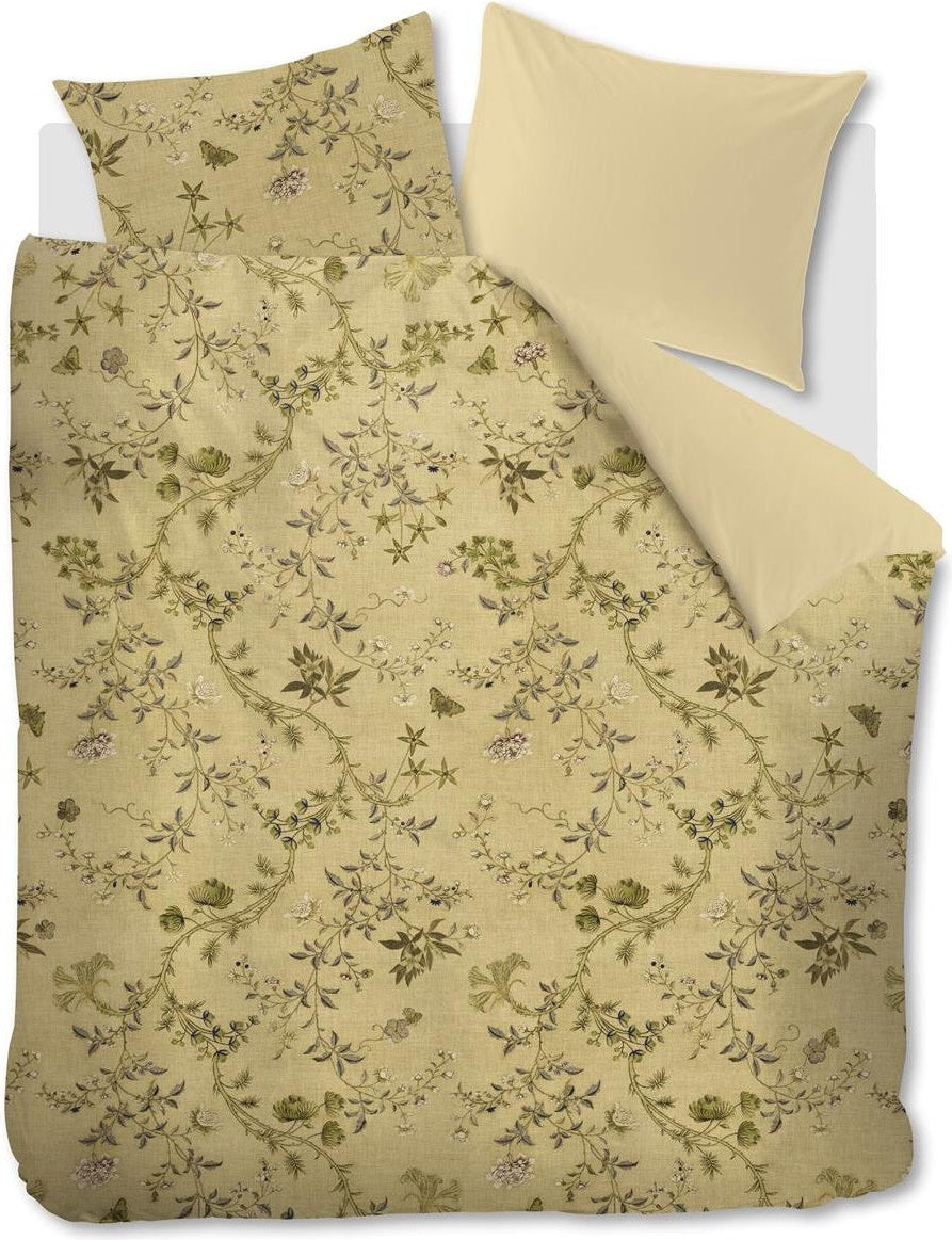 Housse de couette Beddinghouse Satin Charlotte Vert olive