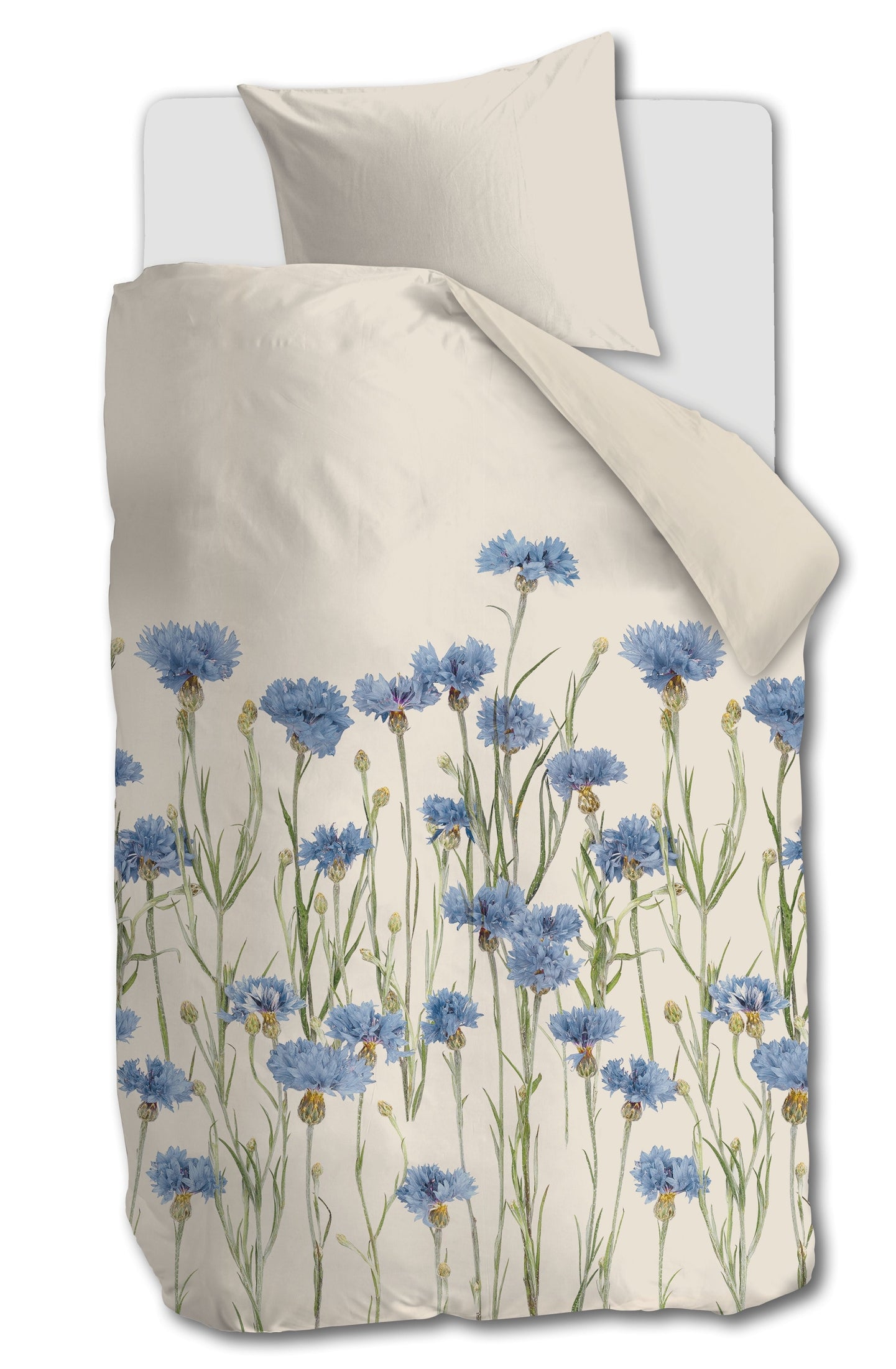 Ariadne at Home Dekbedovertrek Katoen Cornflower Zand