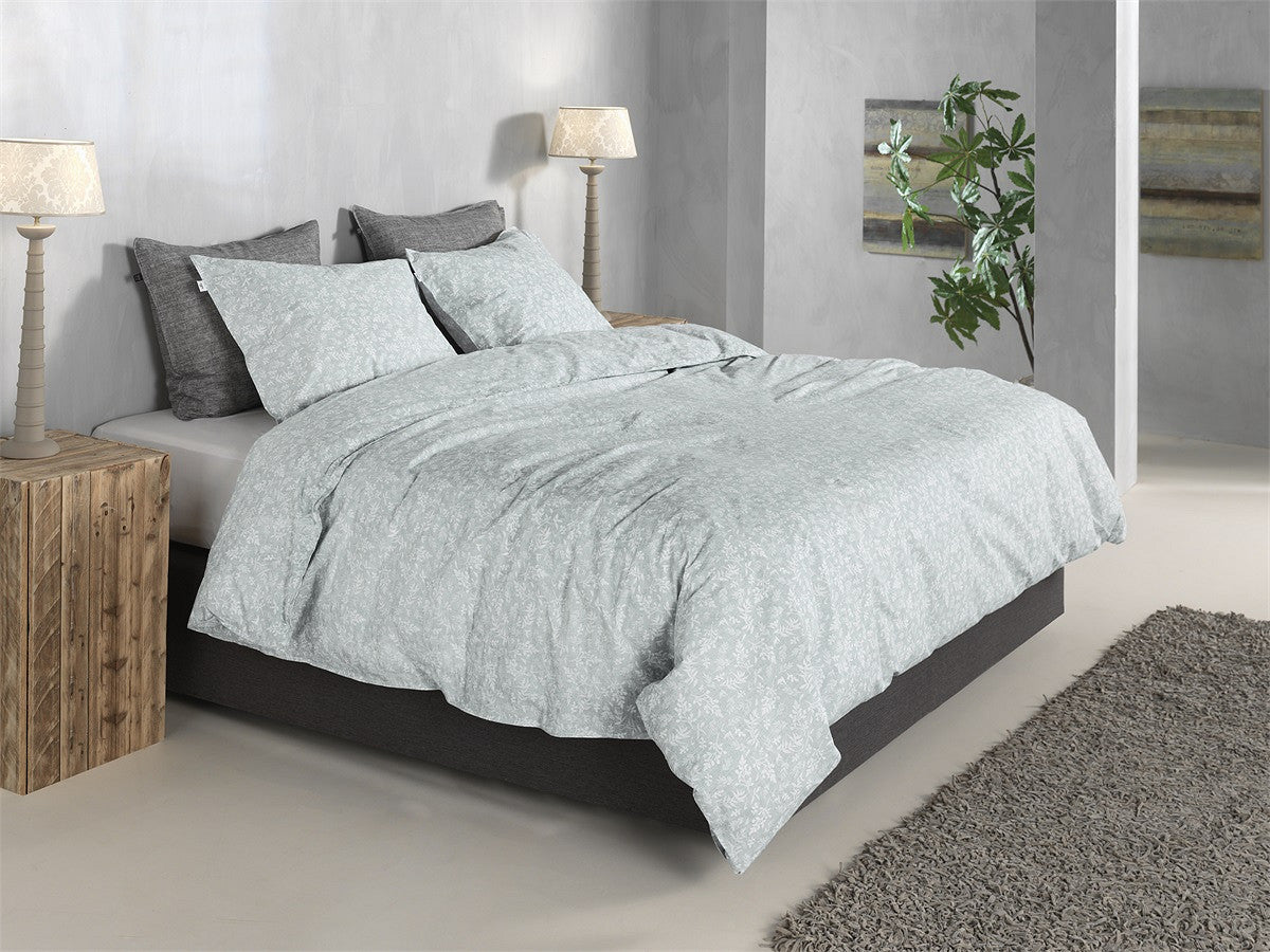 Zo Home Dekbedovertrek Katoen Petali di Lino Mint