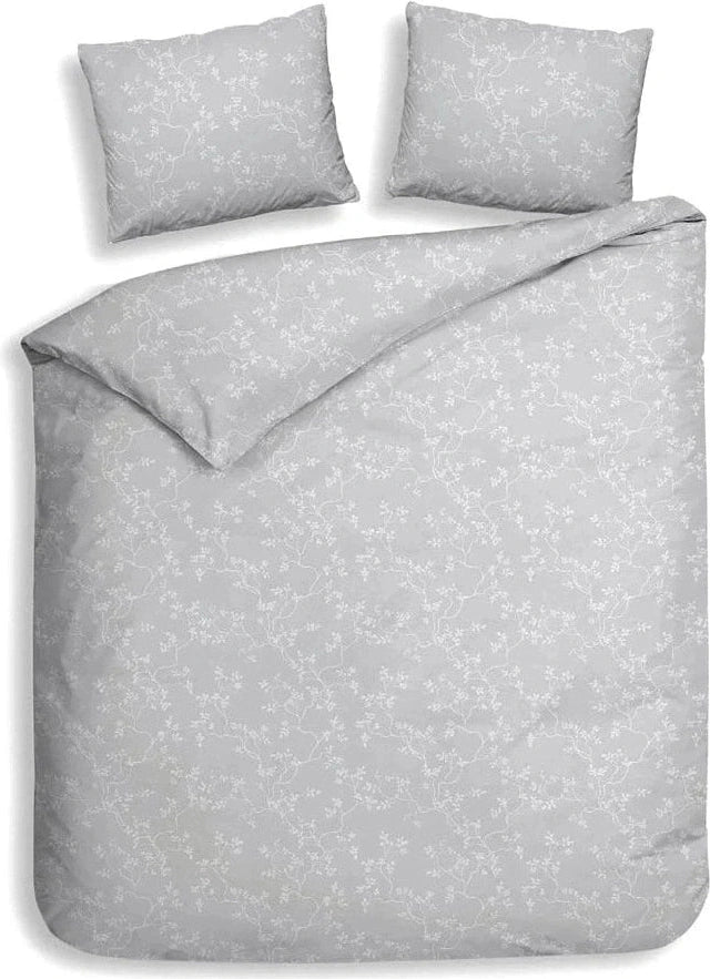 Heckettlane Bettbezug Flanell Alloro Hellgrau