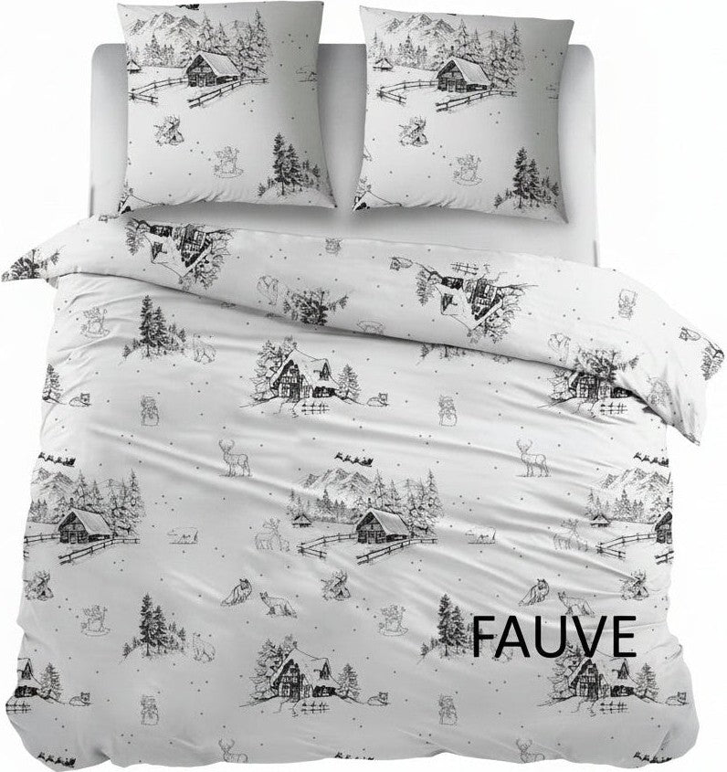 Cottons Dekbedovertrek Fauve Flanel - Bedtextielonline.be
