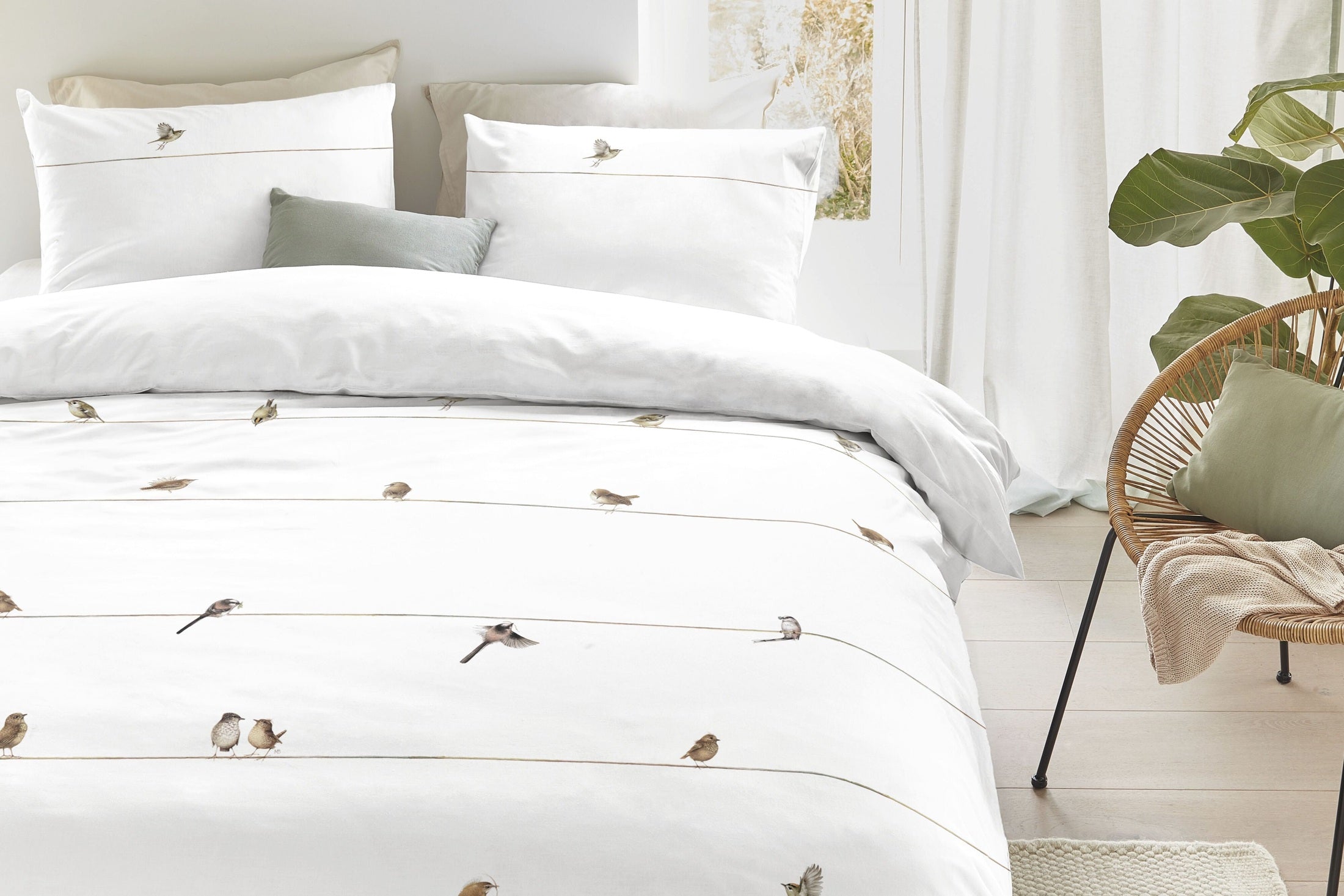 Marjolein Bastin Dekbedovertrek Katoen Gathering Naturel