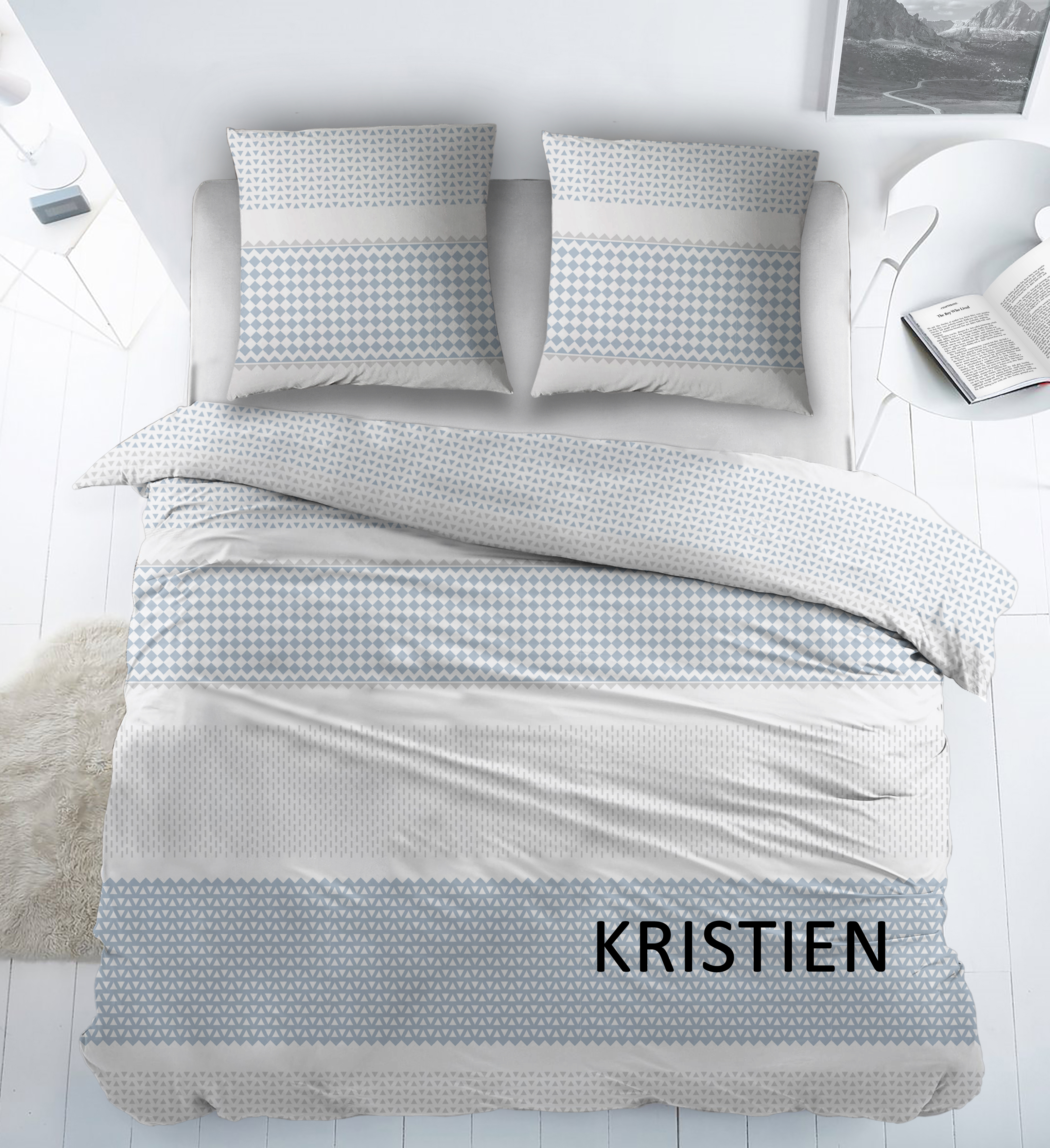 Sleepnight Lakenset Katoen Kristien - Blauw