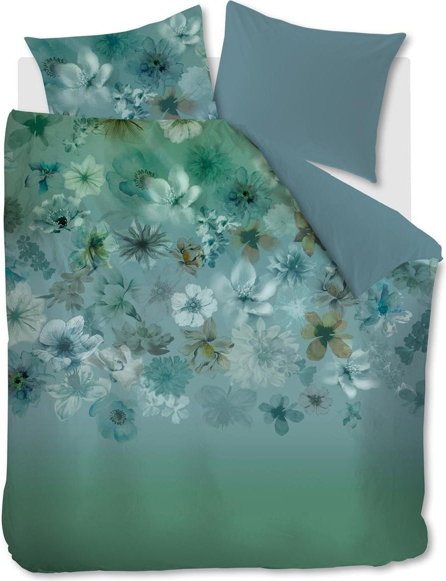 Bedinghouse Housse de couette Coton Lou Bleu Vert