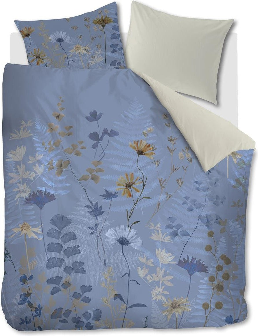 Housse de couette en satin Beddinghouse Nala Bleu