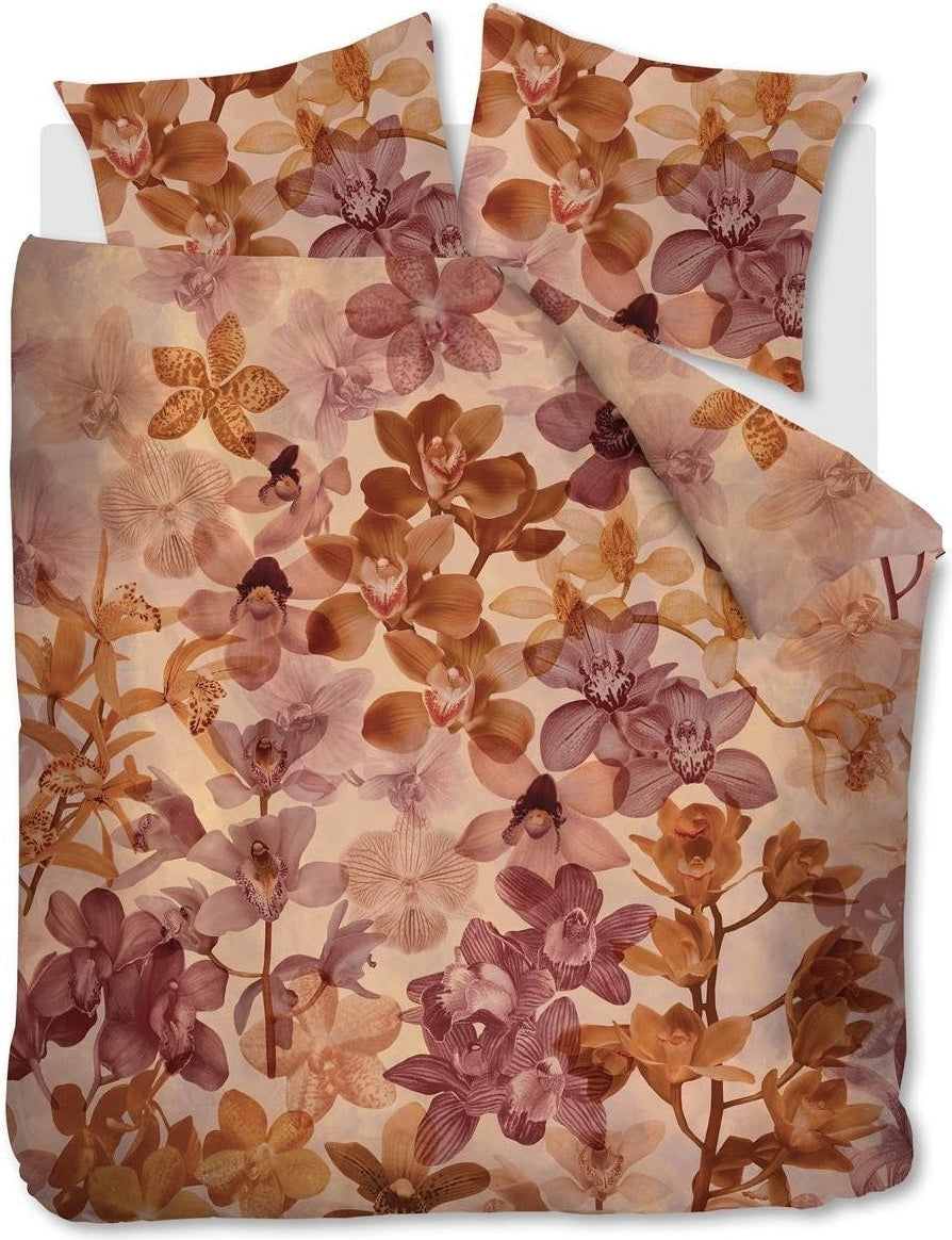 Bedinghouse Housse de couette Satin Orchidée Terra