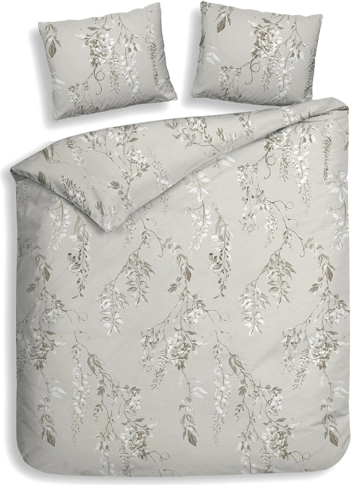 Heckettlane Dekbedovertrek Flanel Chiara Grey