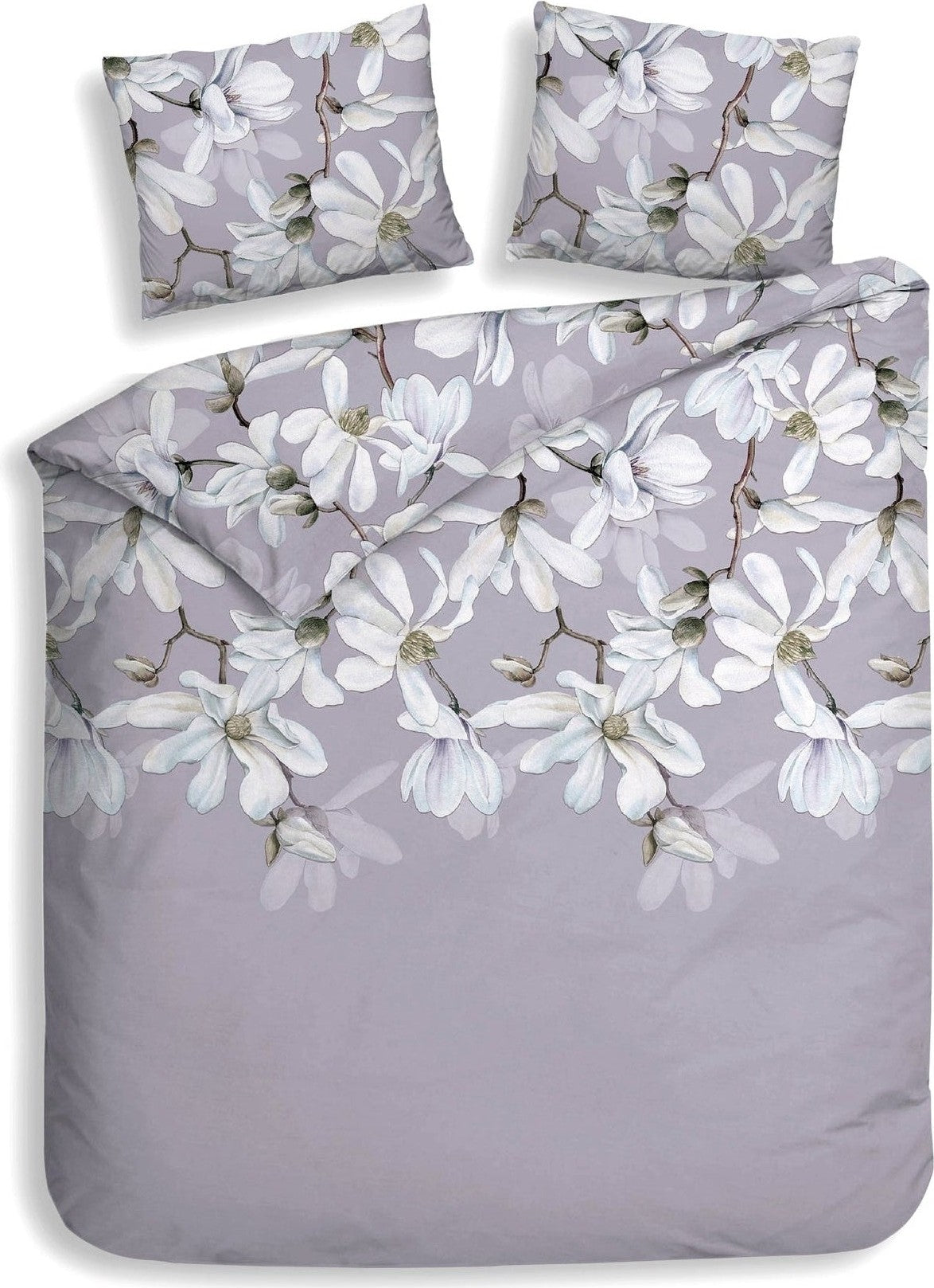 Heckettlane Dekbedovertrek Flanel Stacey Purple