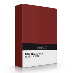 Romanette Drap-housse Double Jersey Bordo