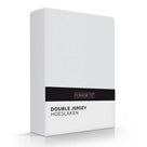 Romanette hoeslaken double jersey Silver