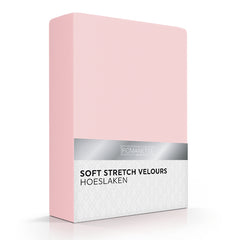 Romanette Drap-housse Velours Blush