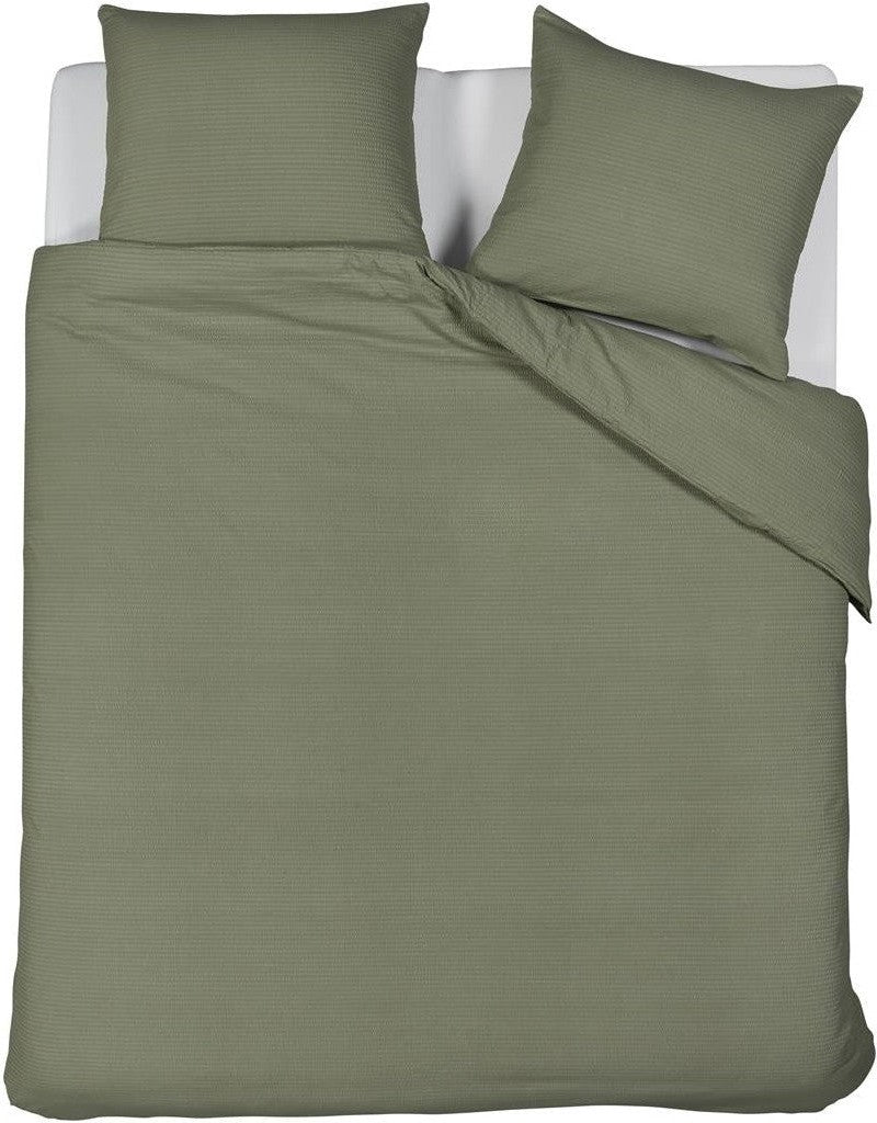 Beddinghouse Dekbedovertrek Seersucker Summer Groen