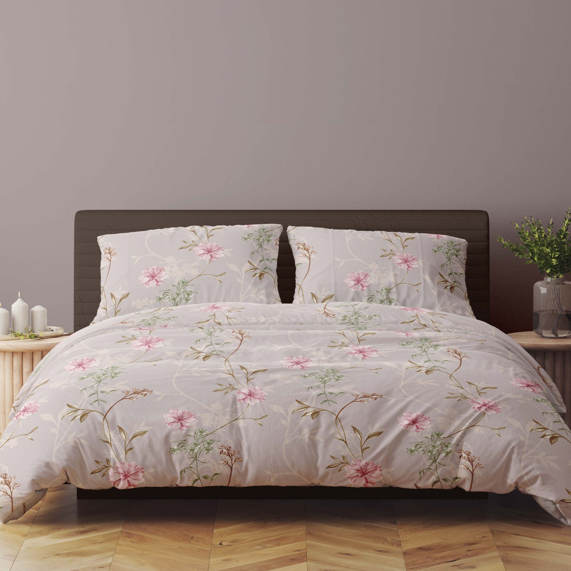 Satin d'Or Dekbedovertrek Satijn Raisa Rose