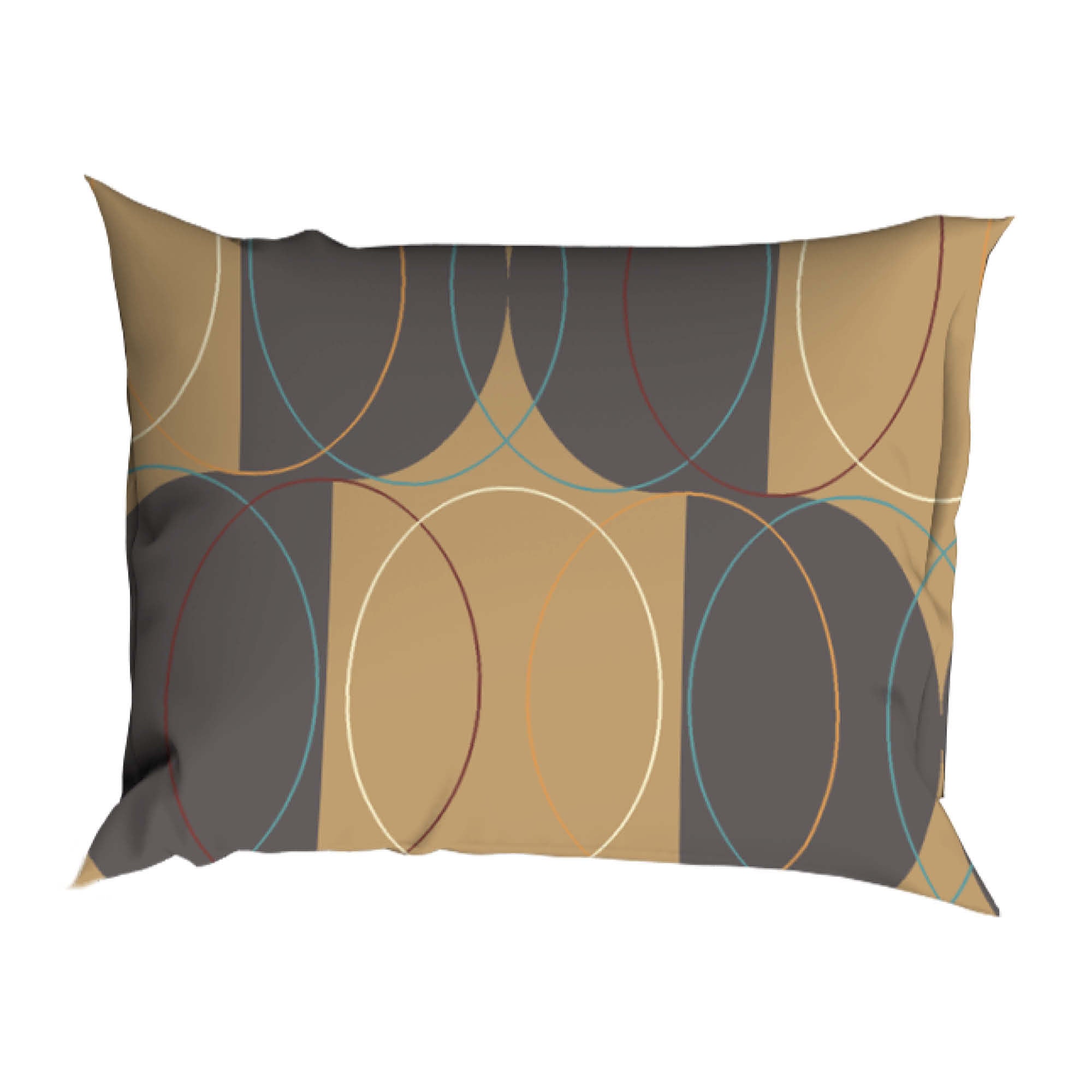 Romanette Dekbedovertrek Katoen Swing Antra / Camel