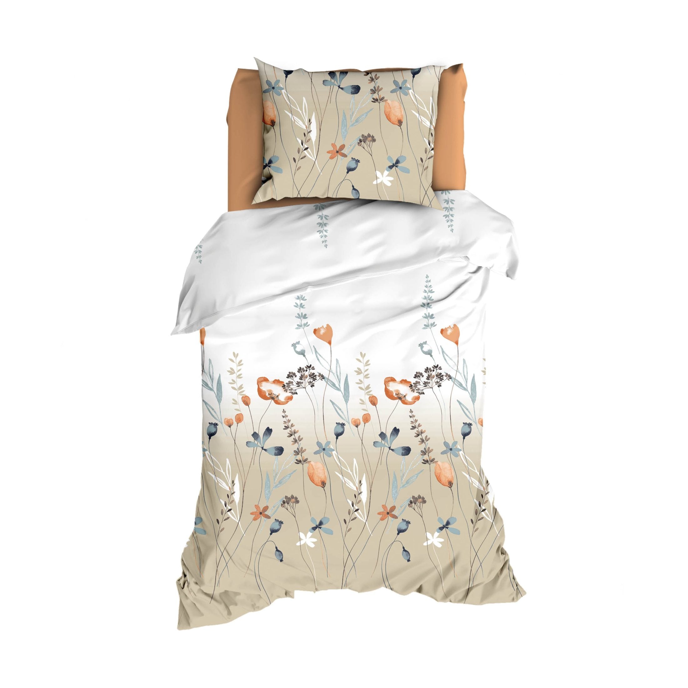 Satin d'Or Dekbedovertrek Satijn Zizi - Beige