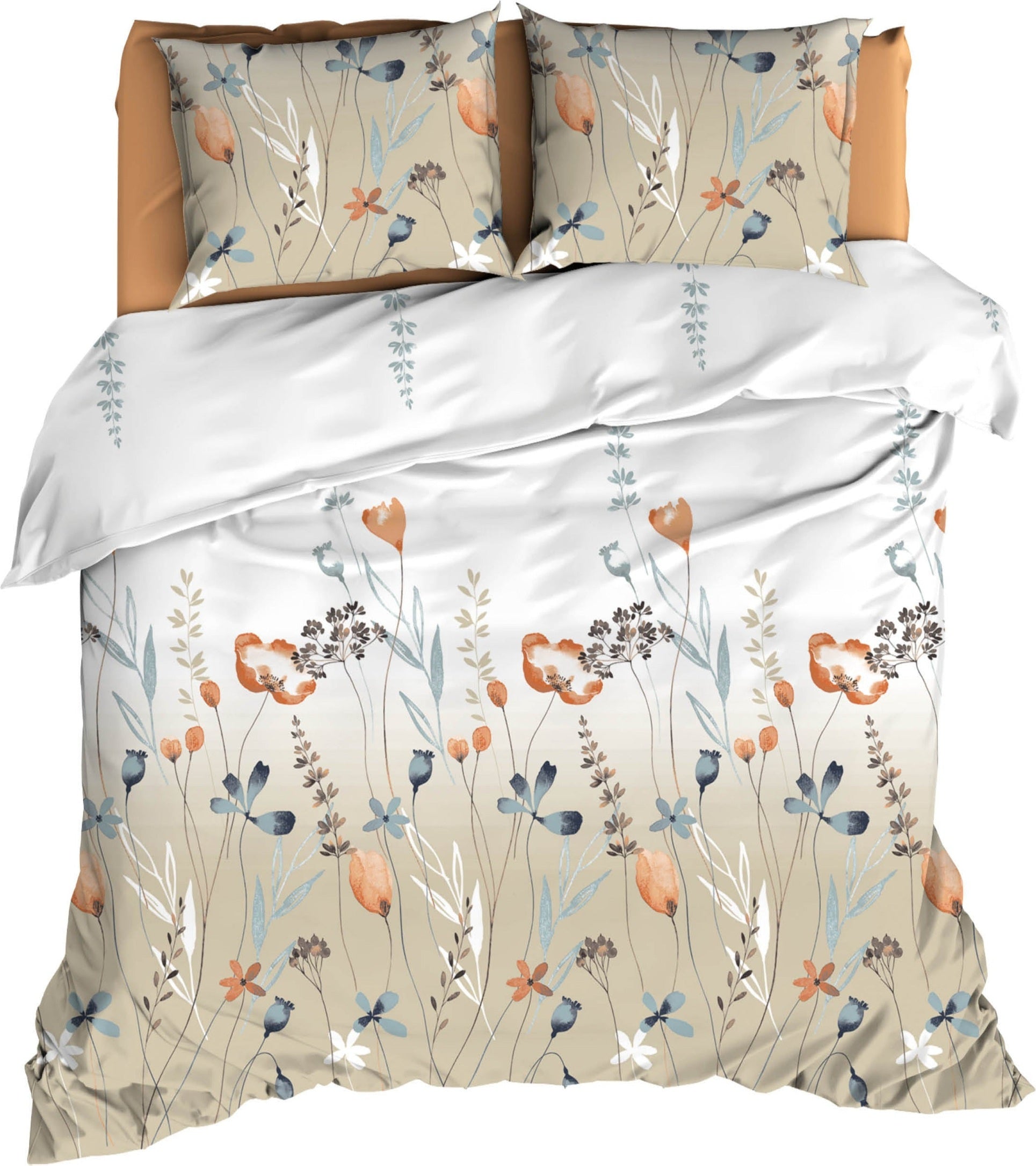 Satin d'Or Dekbedovertrek Satijn Zizi - Beige