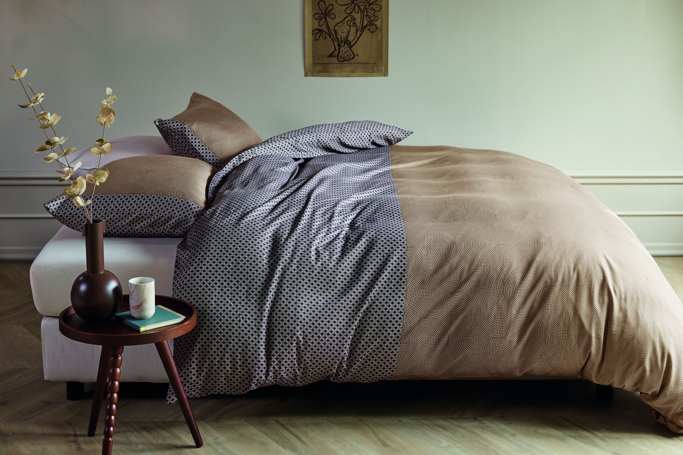 Beddinghouse Dekbedovertrek Lyocell Anani Taupe