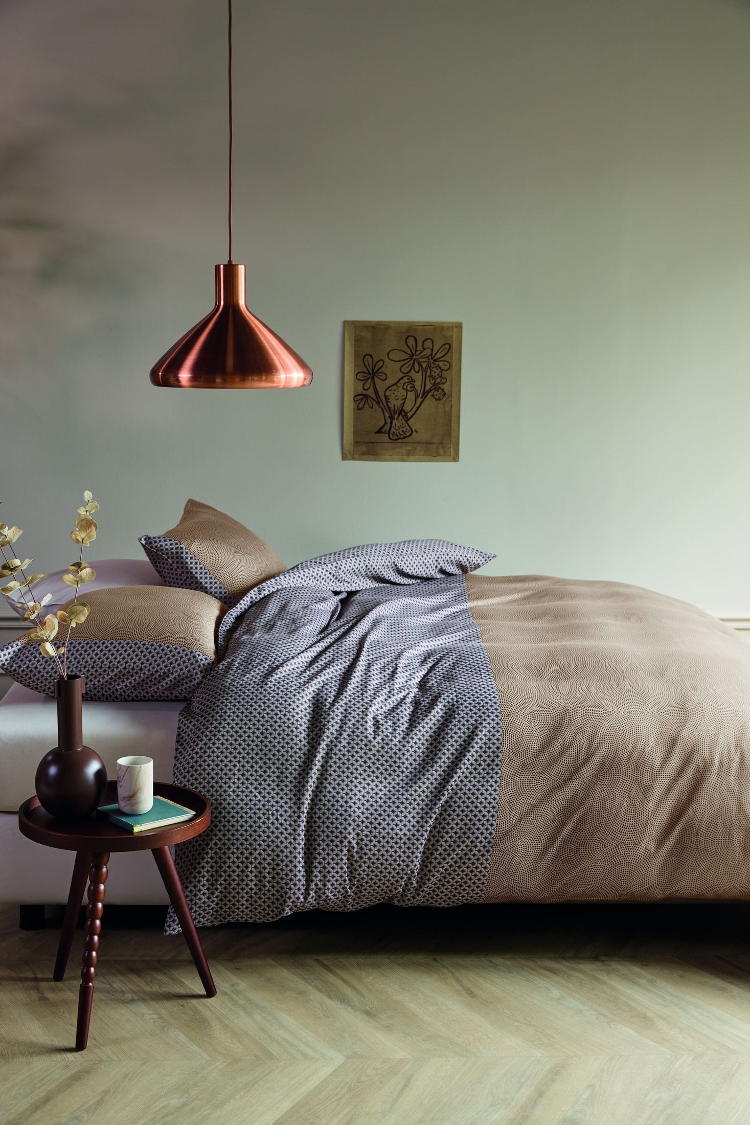 Beddinghouse Dekbedovertrek Lyocell Anani Taupe