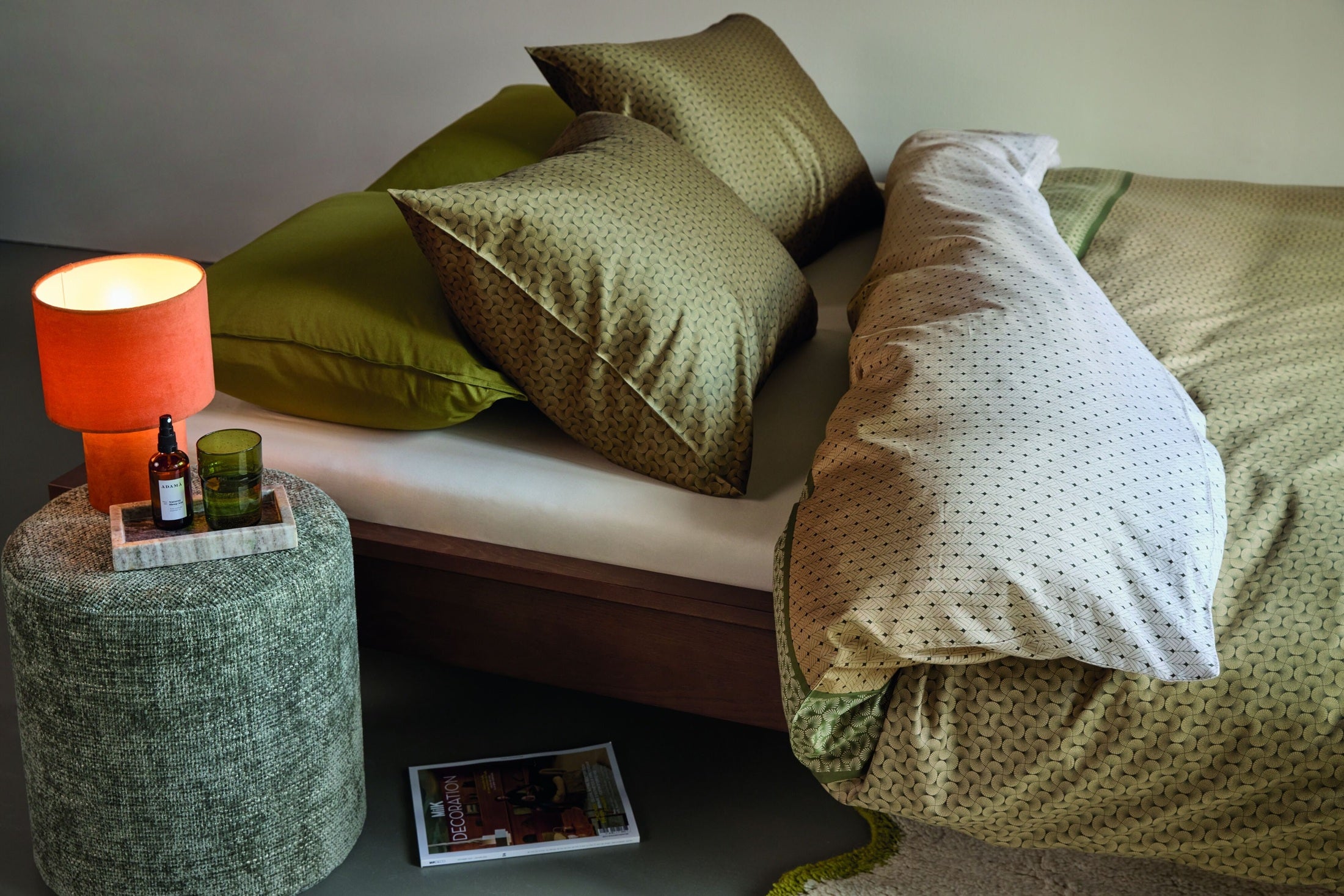 Beddinghouse Dekbedovertrek Lyocell Carter Groen