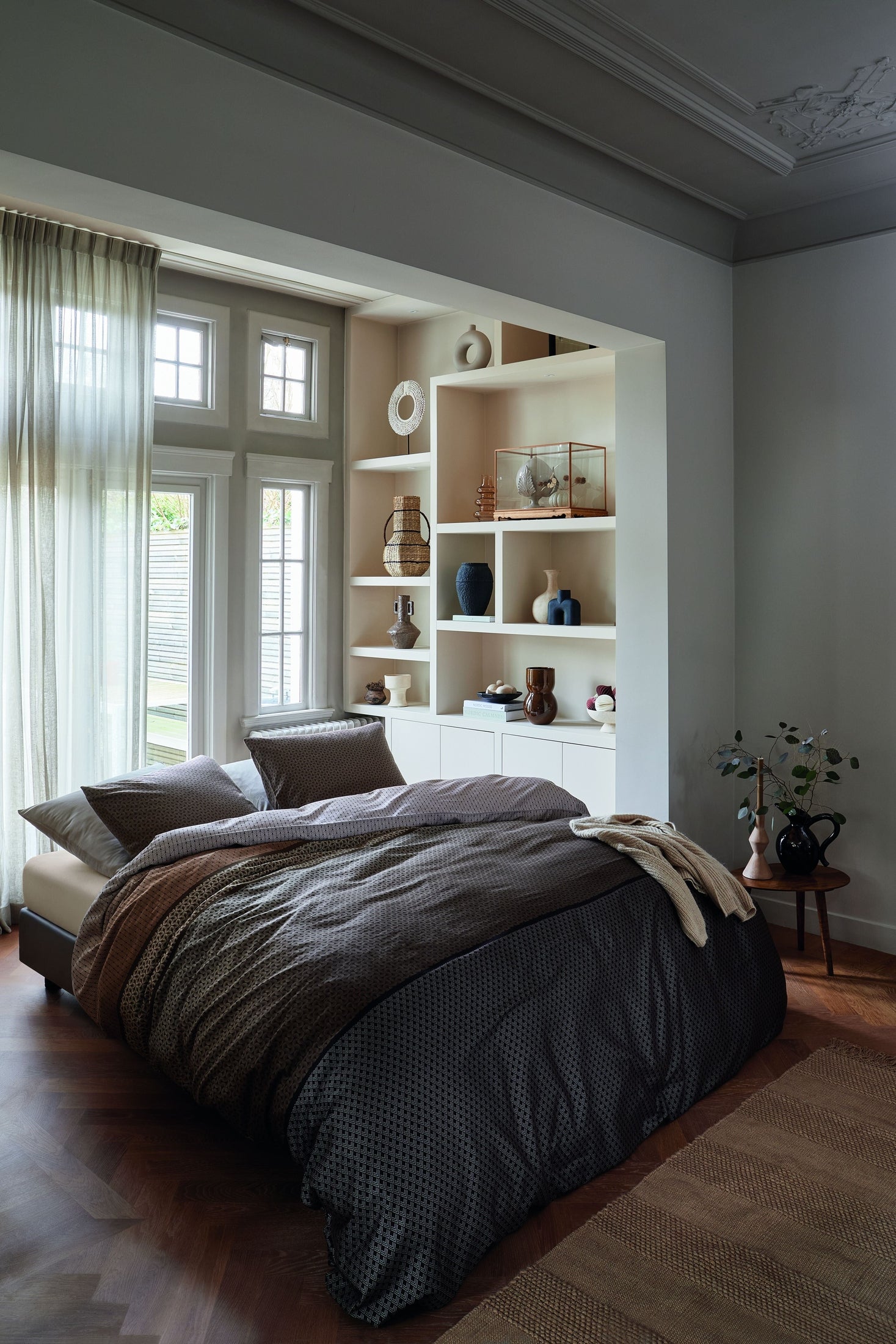 Beddinghouse Dekbedovertrek Lyocell Carter Bruin