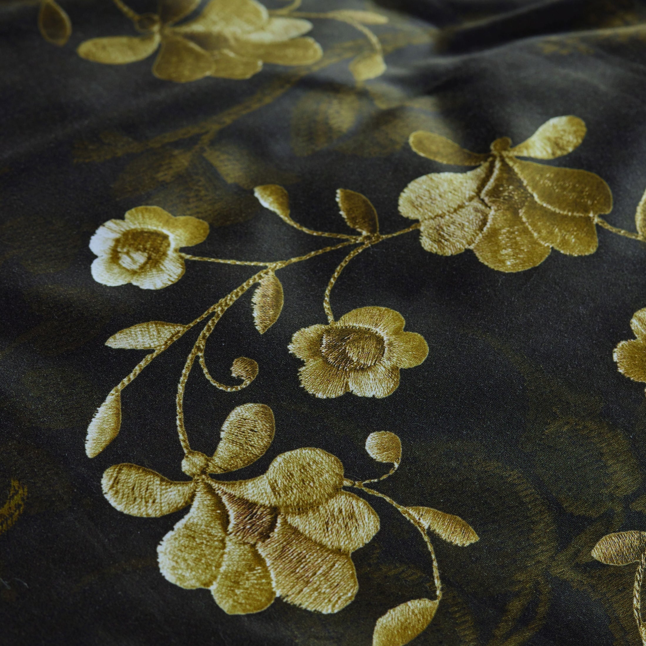 Beddinghouse Dekbedovertrek Satijn Darcy Olive Green