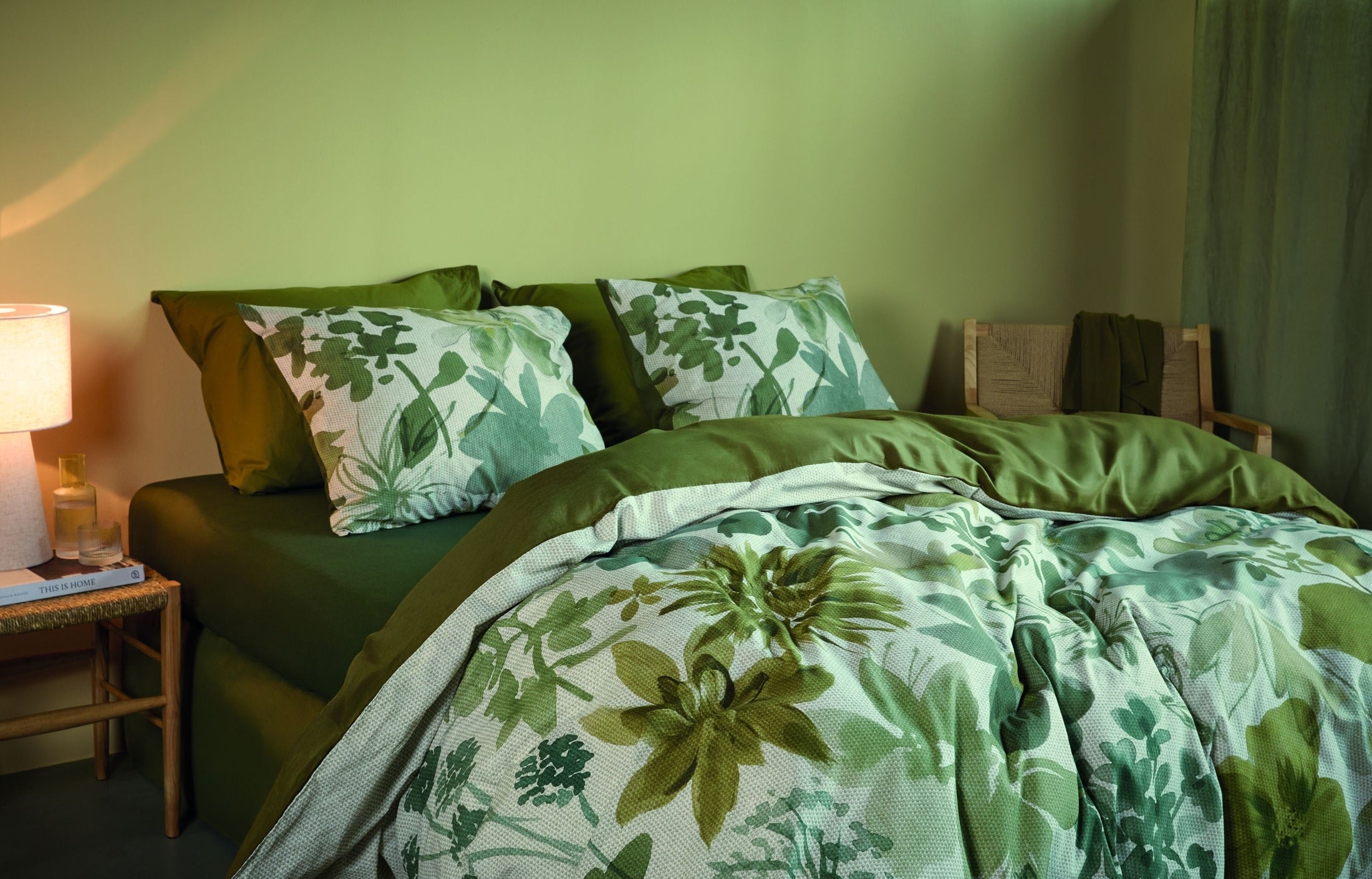 Beddinghouse Dekbedovertrek Katoen Lilian Groen