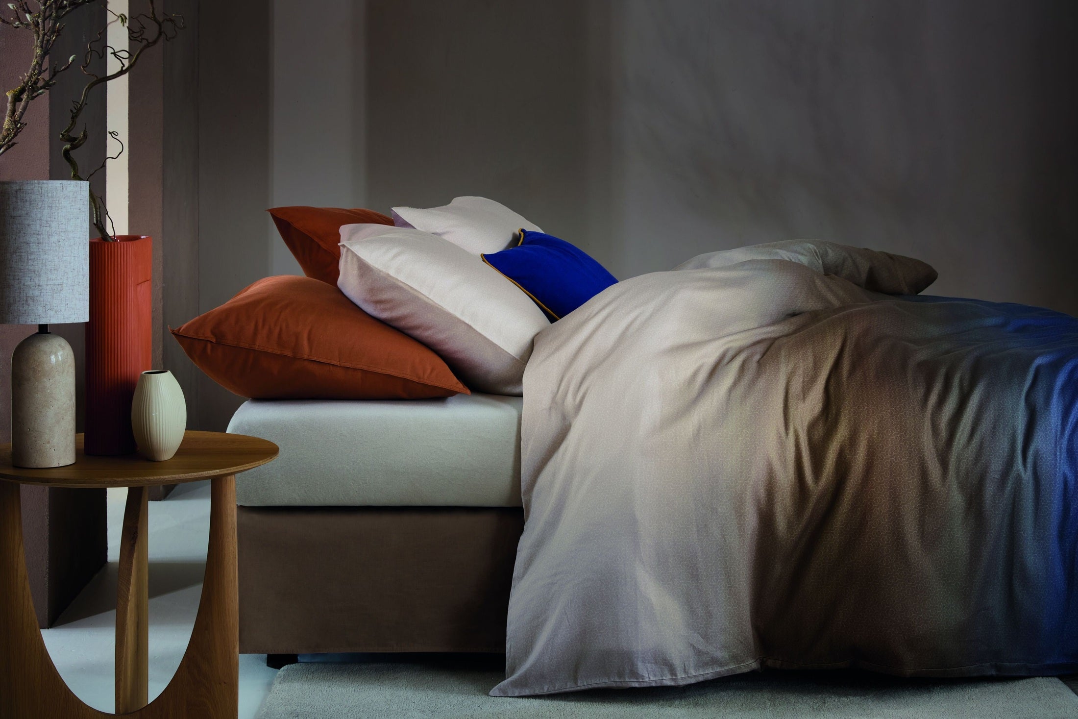 Beddinghouse Dekbedovertrek Lyocell Ruth Blauw