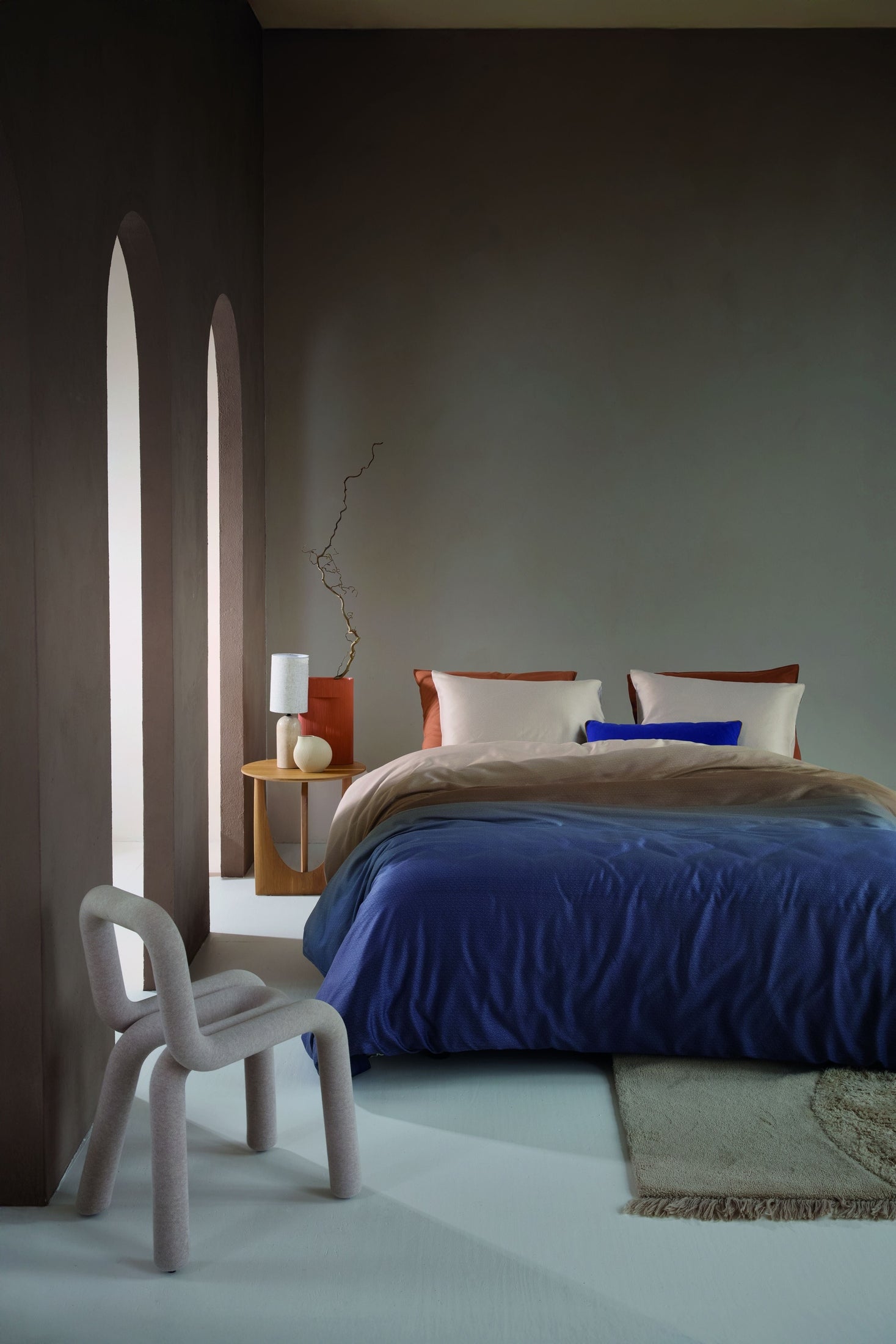 Beddinghouse Dekbedovertrek Lyocell Ruth Blauw