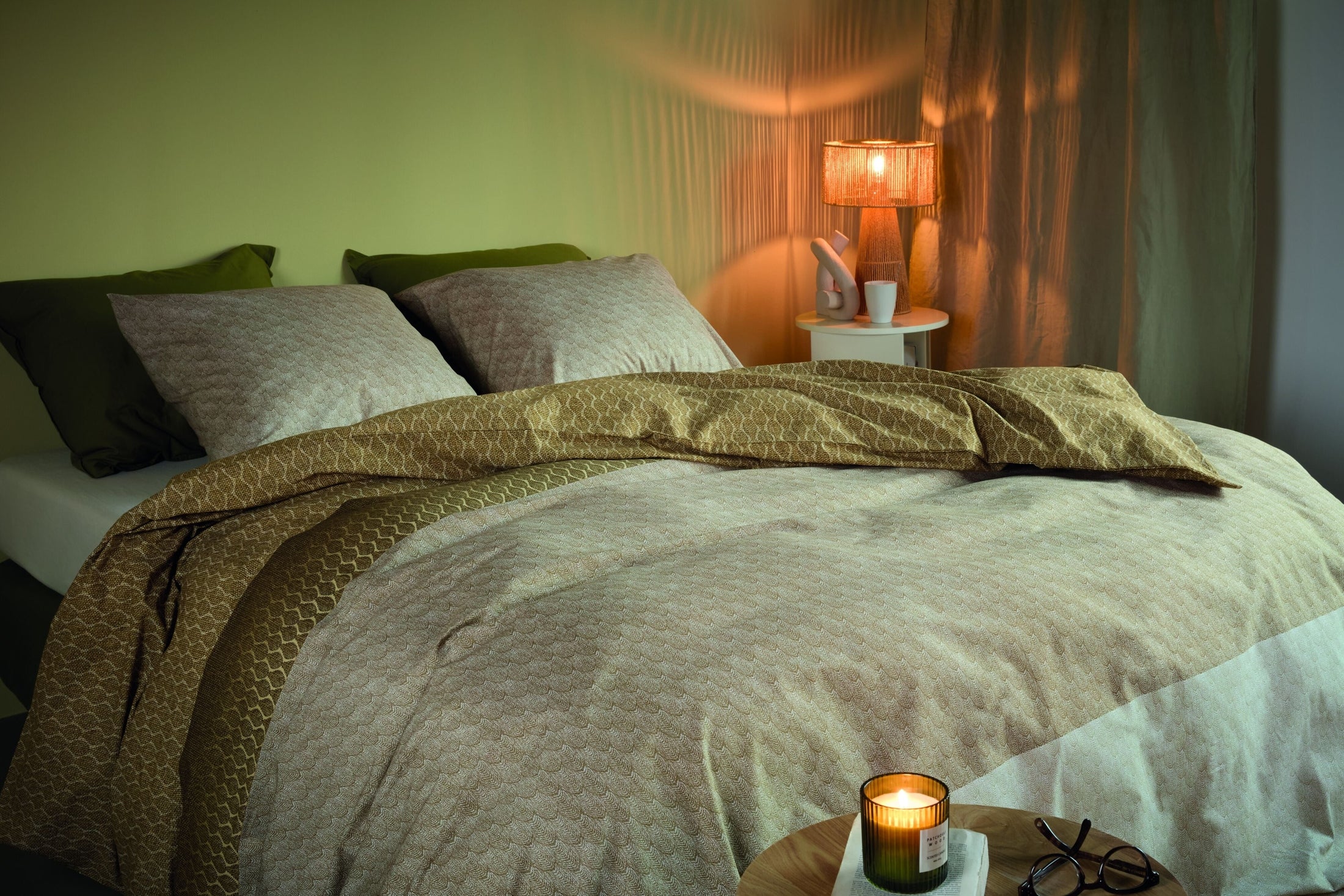 Beddinghouse Dekbedovertrek Katoen Sanna Goud