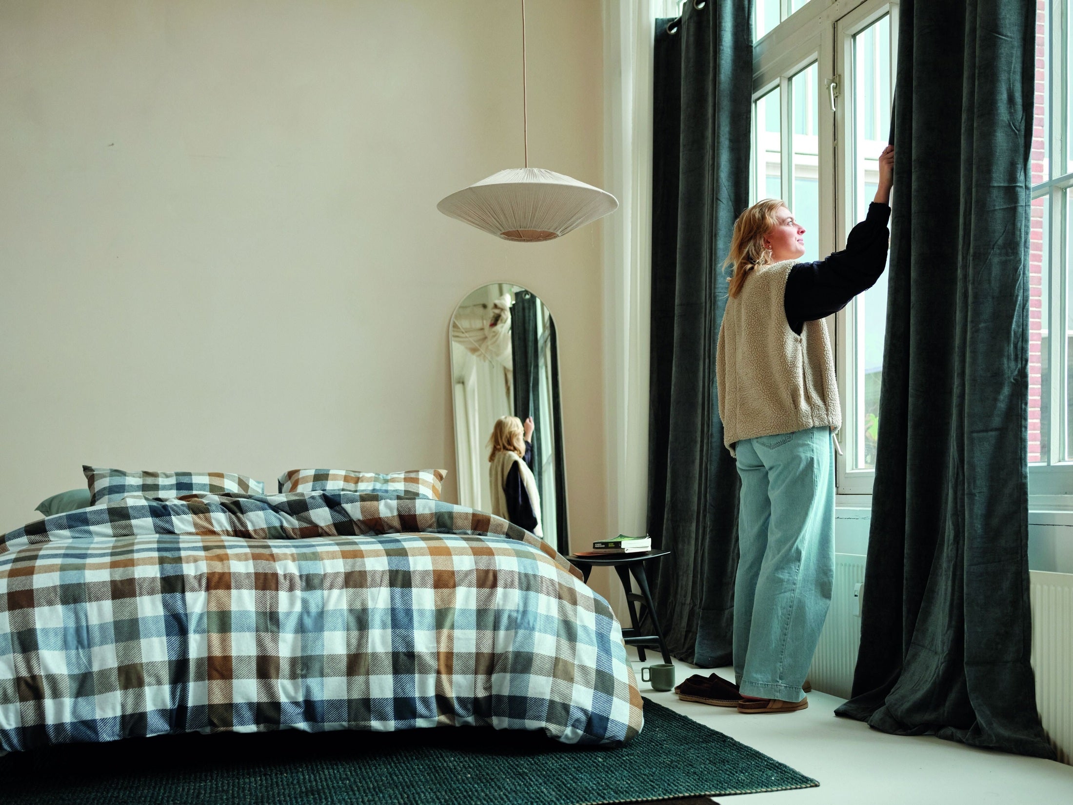 Beddinghouse Dekbedovertrek Flanel Sem Blauw