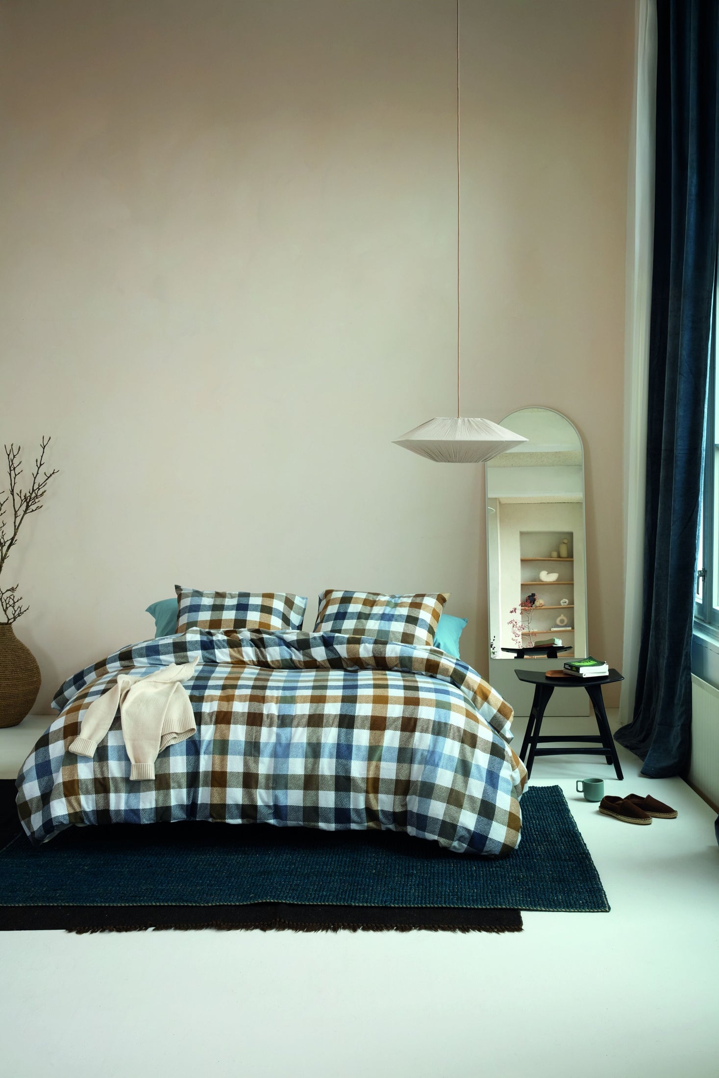 Beddinghouse Dekbedovertrek Flanel Sem Blauw