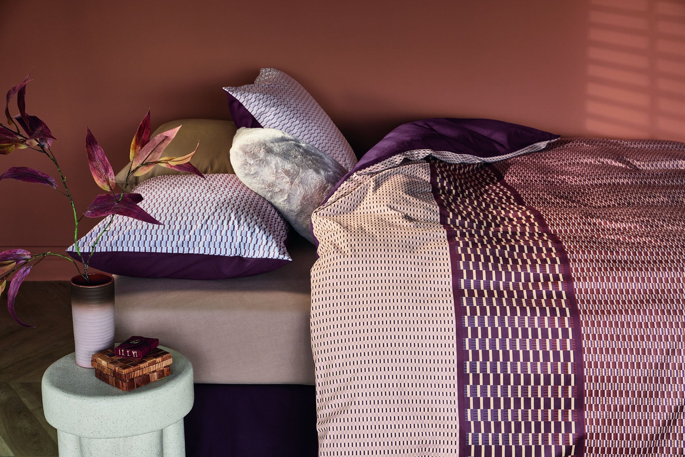 Beddinghouse Dekbedovertrek Velvet Yuval Terra