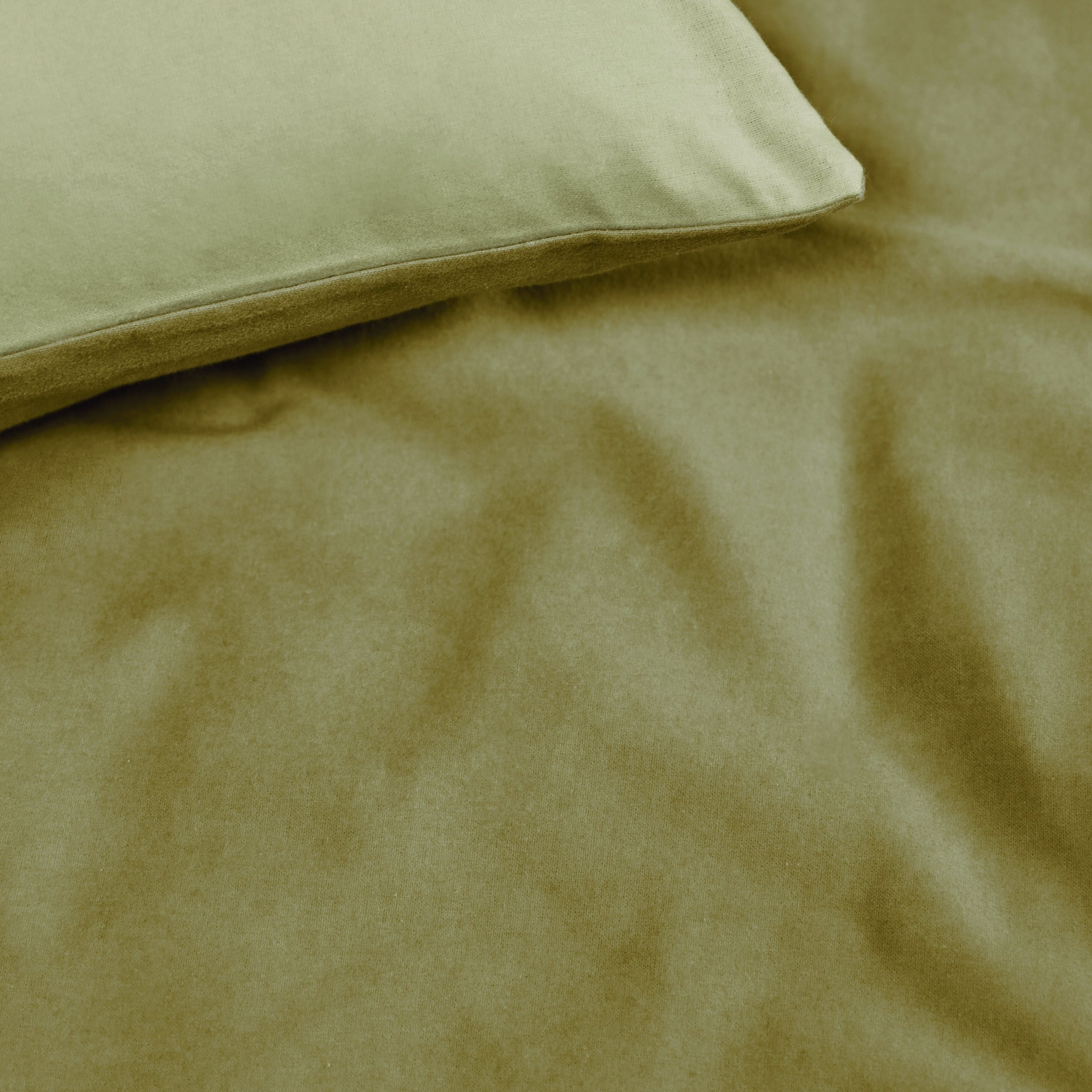 Beddinghouse Dekbedovertrek Flanel Warm Geel