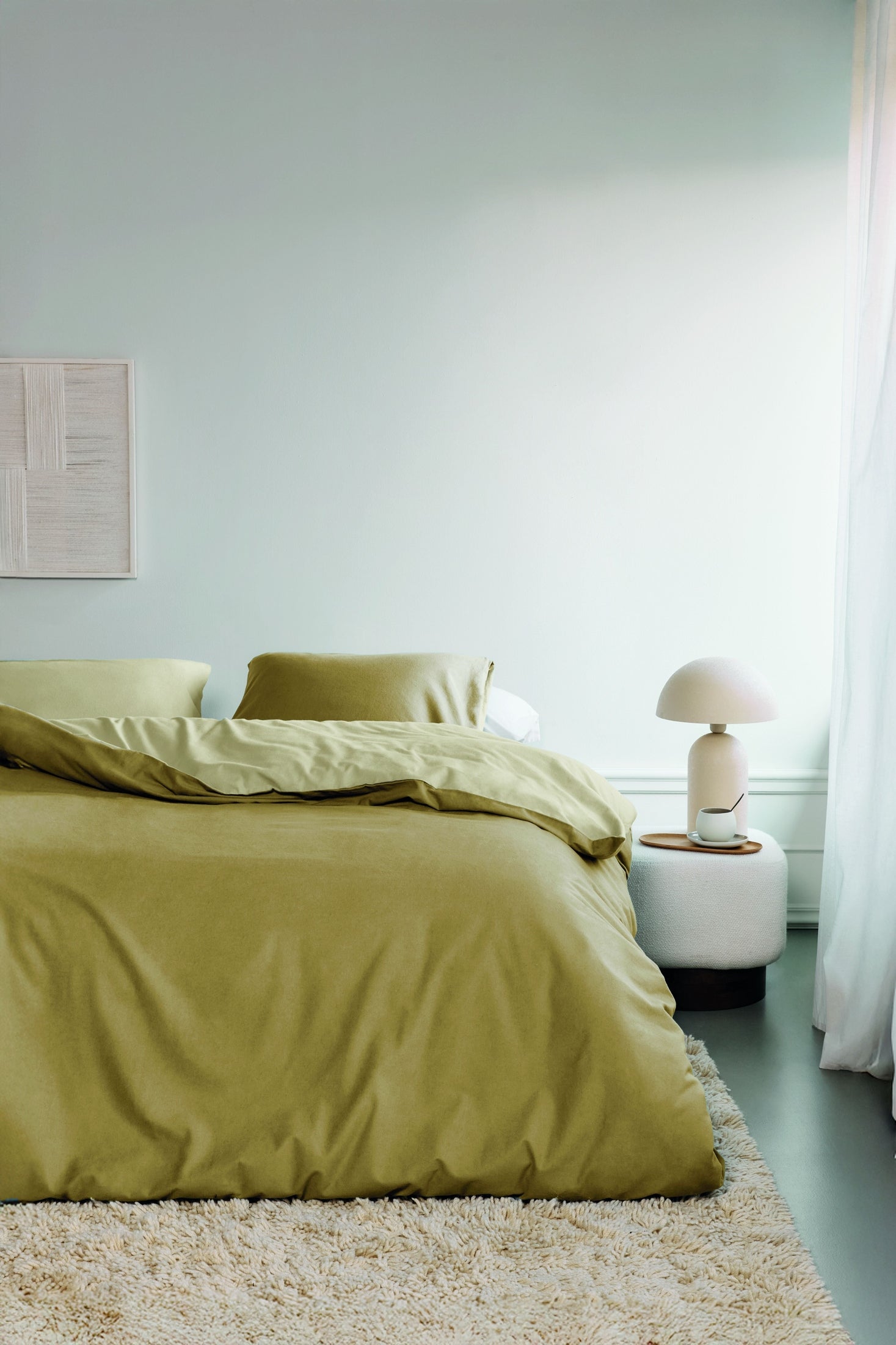 Beddinghouse Dekbedovertrek Flanel Warm Geel