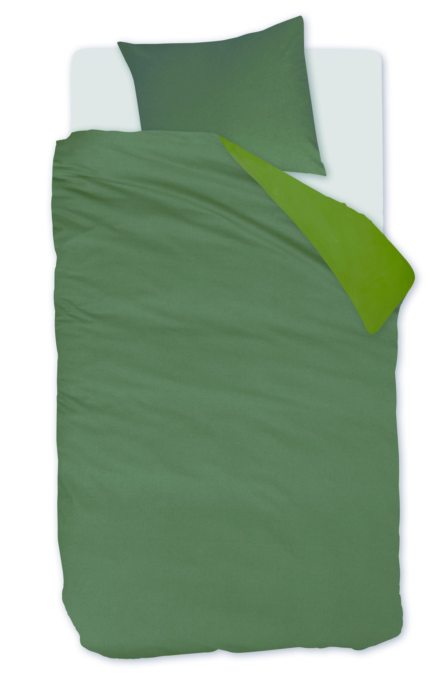 Beddinghouse Dekbedovertrek Flanel Warm Groen