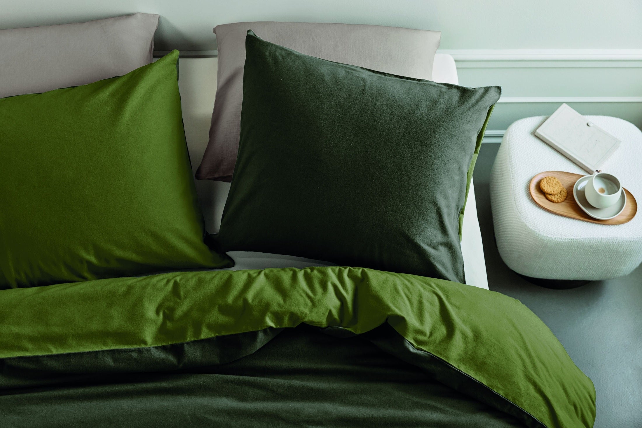 Beddinghouse Dekbedovertrek Flanel Warm Groen