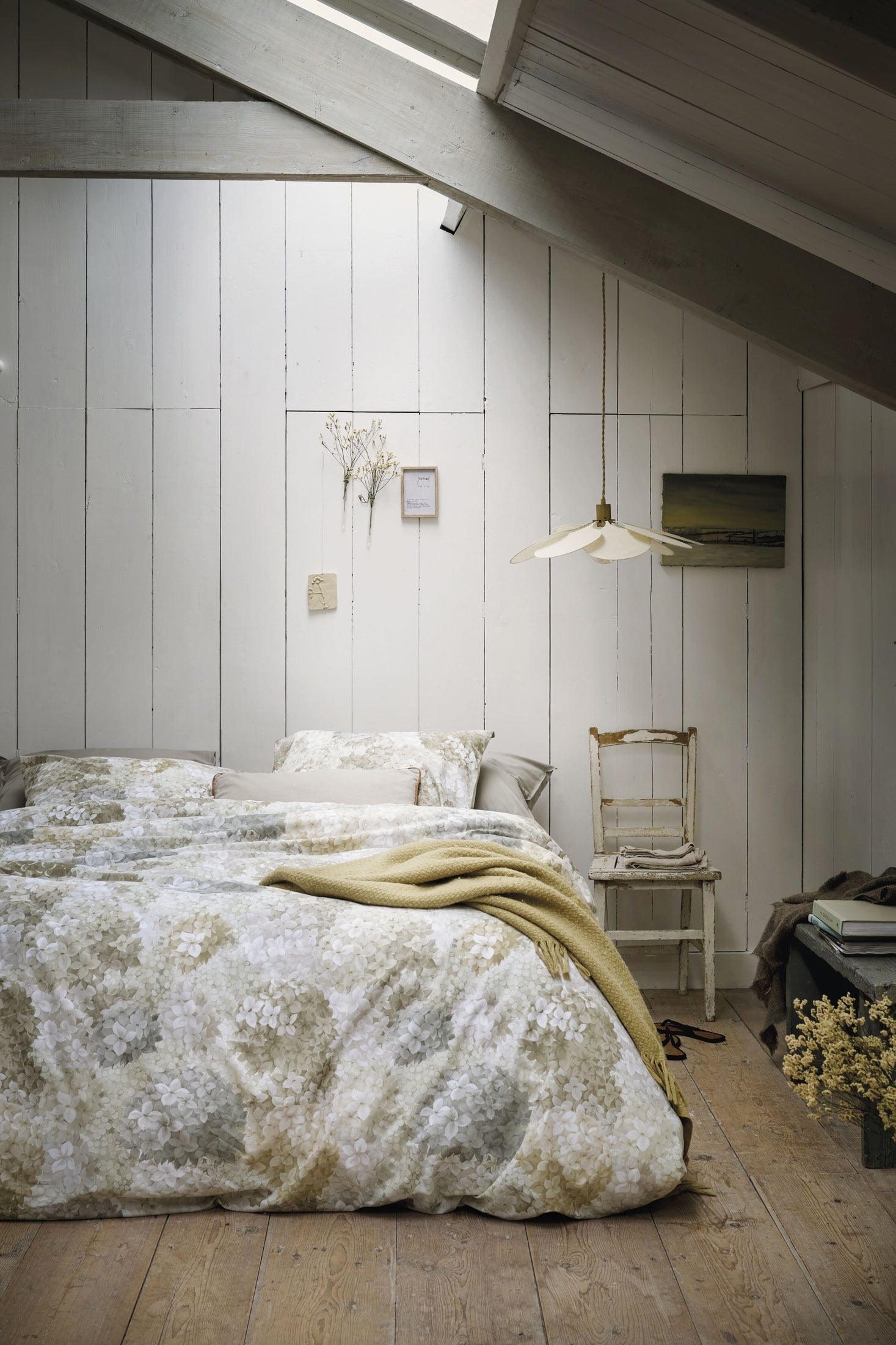 Ariadne at Home Dekbedovertrek Katoen All Petals Naturel