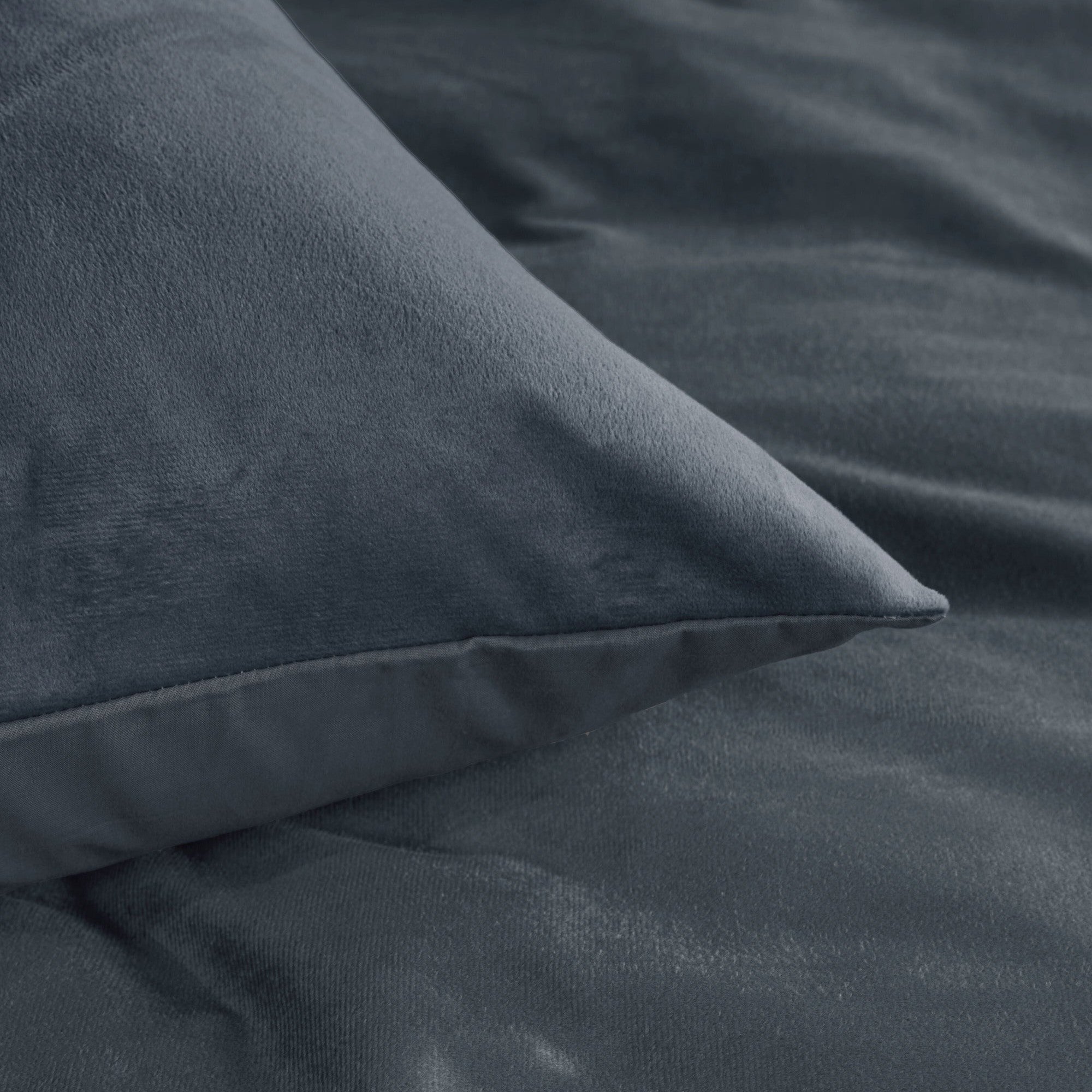 Ambiante dekbedovertrek Velvety, blauw
