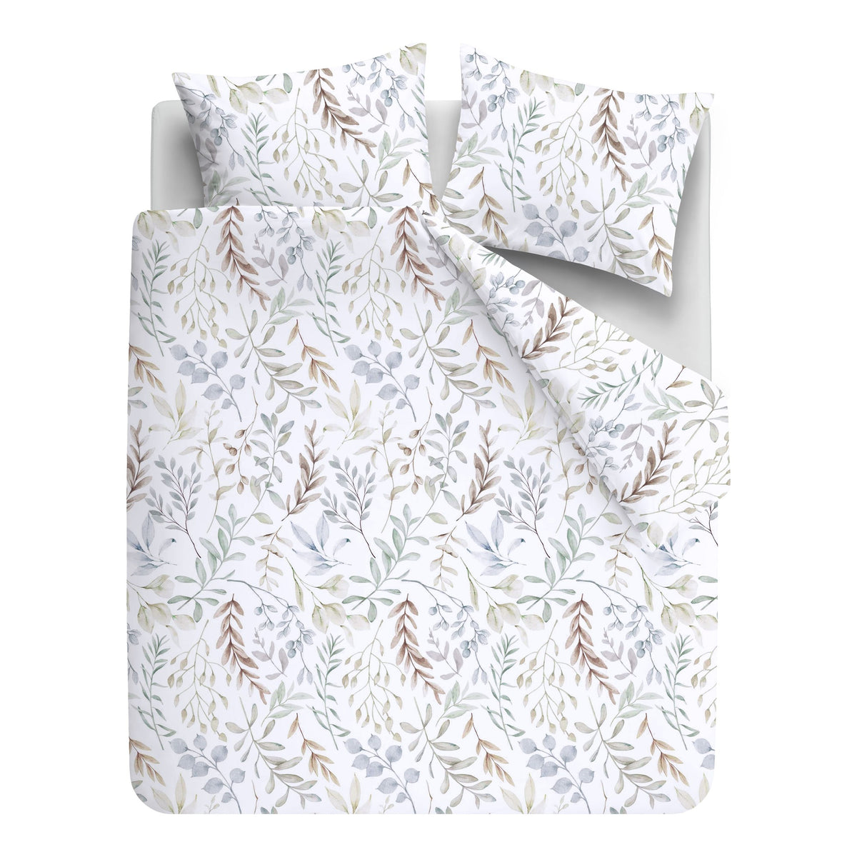 Ariadne at Home Dekbedovertrek Flanel Whirl Wit