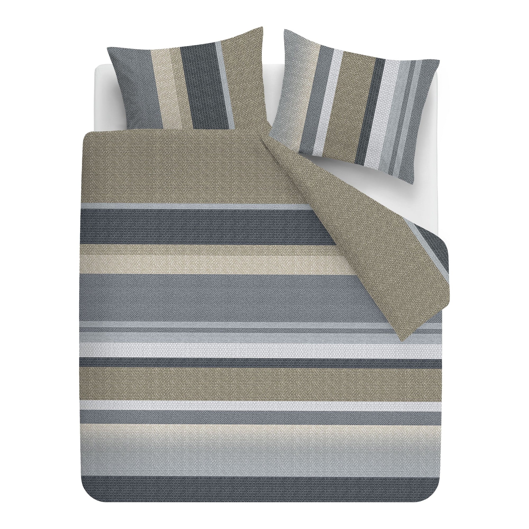 Beddinghouse dekbedovertrek flanel Nyls Blauw