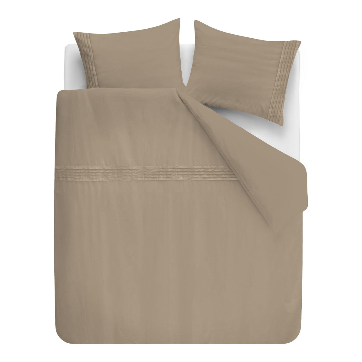 Beddinghouse dekbedovertrek katoen Osiris Taupe