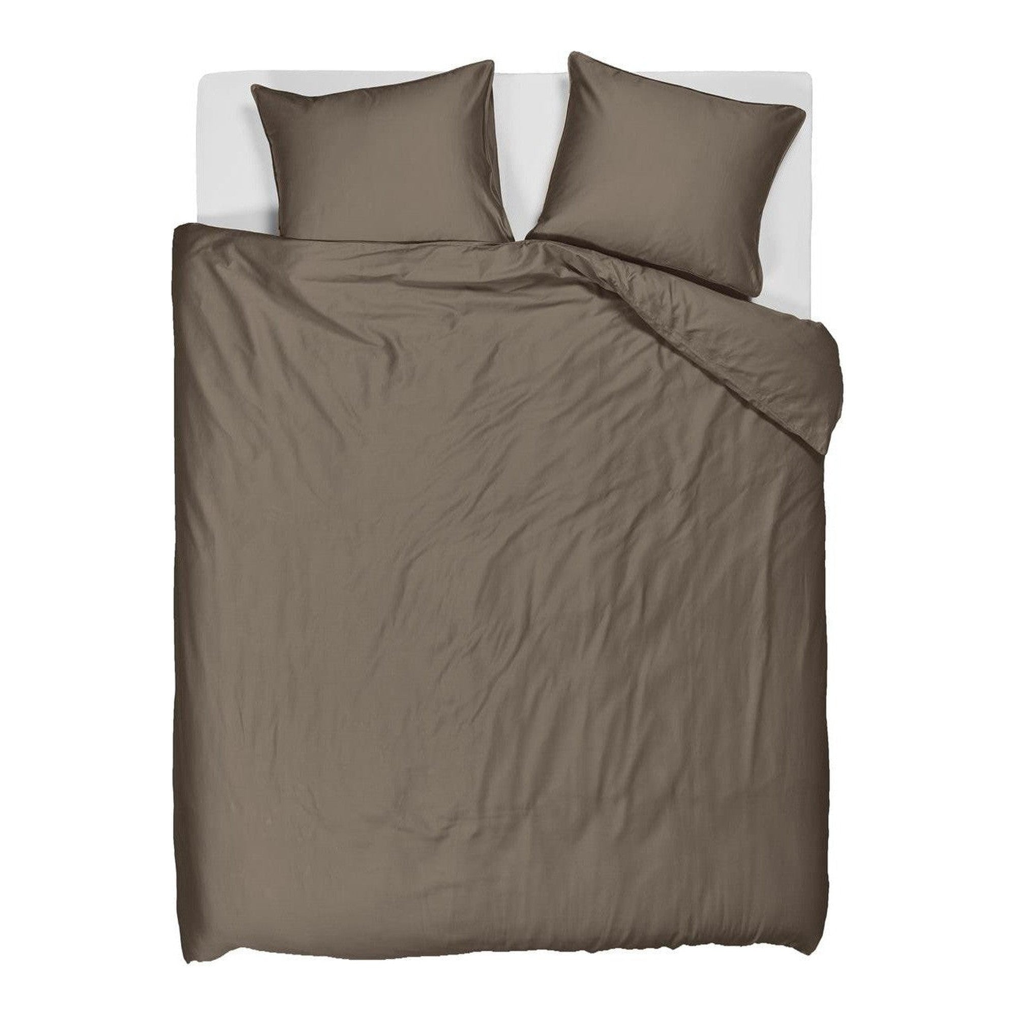 Beddinghouse dekbedovertrek tencel Change taupe
