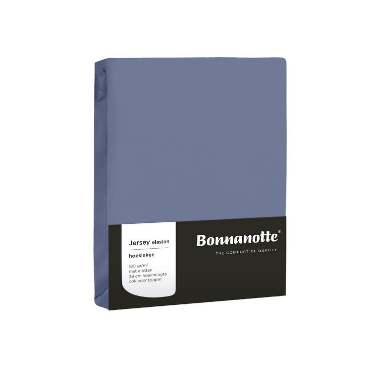 Bonnanotte hoeslaken jersey elastan 180 denim