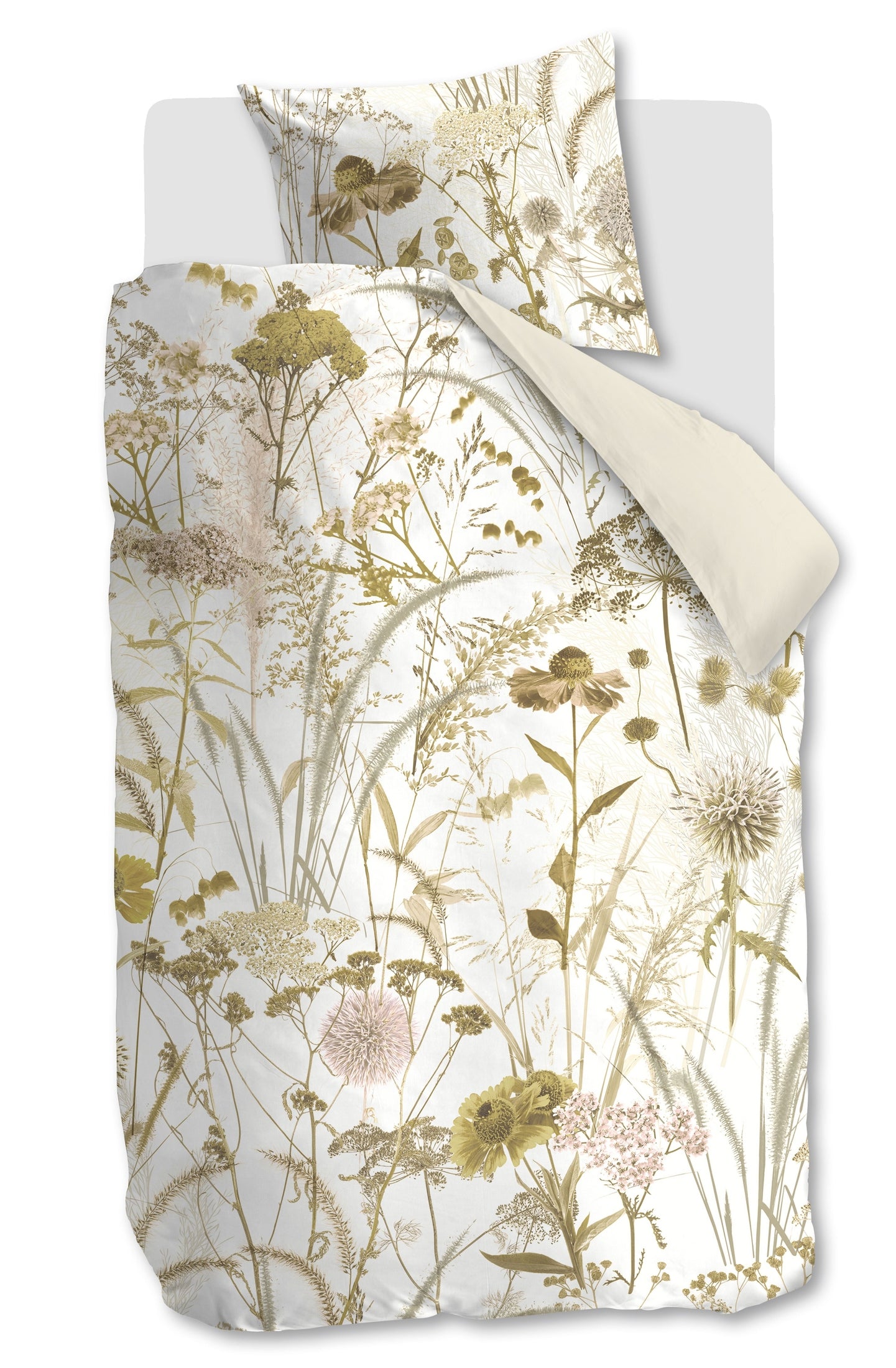 Beddinghouse Dekbedovertrek Katoen Cely - Naturel