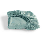 Cinderella hoeslaken Sundays Mineral Green satijn