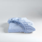 Cinderella hoeslaken katoen Weekend Soft Blue