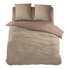 Sleepnight dekbedovertrek katoen Bi-Color beige